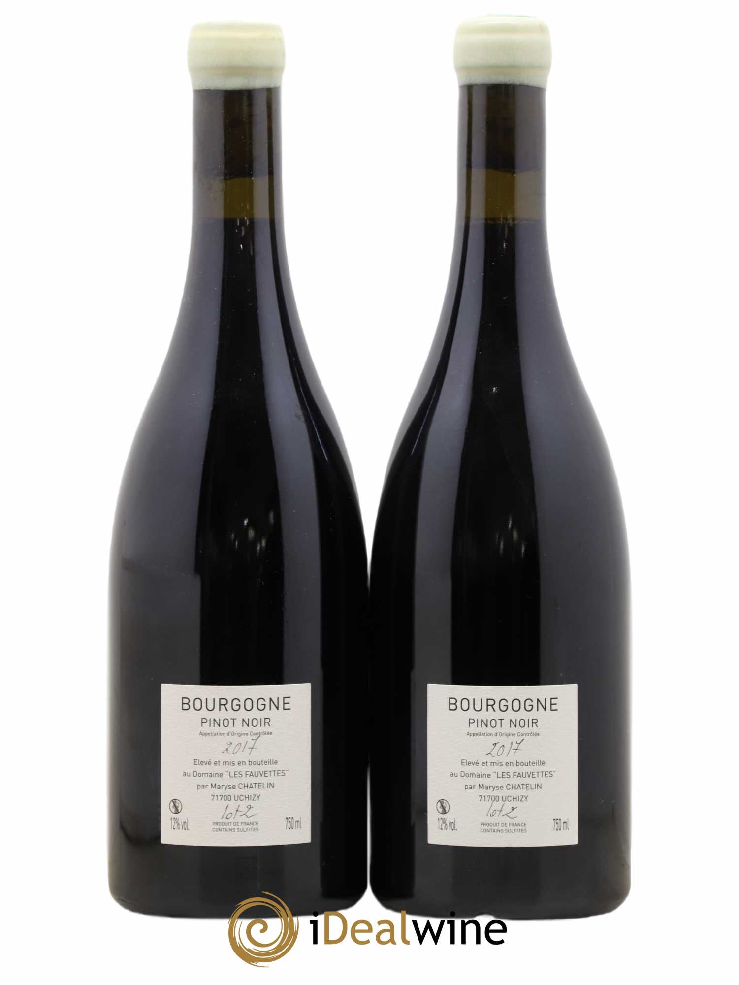 Bourgogne De L'Aube À L'Aube Domaine Des Fauvettes 2017 - Posten von 2 Flaschen - 1
