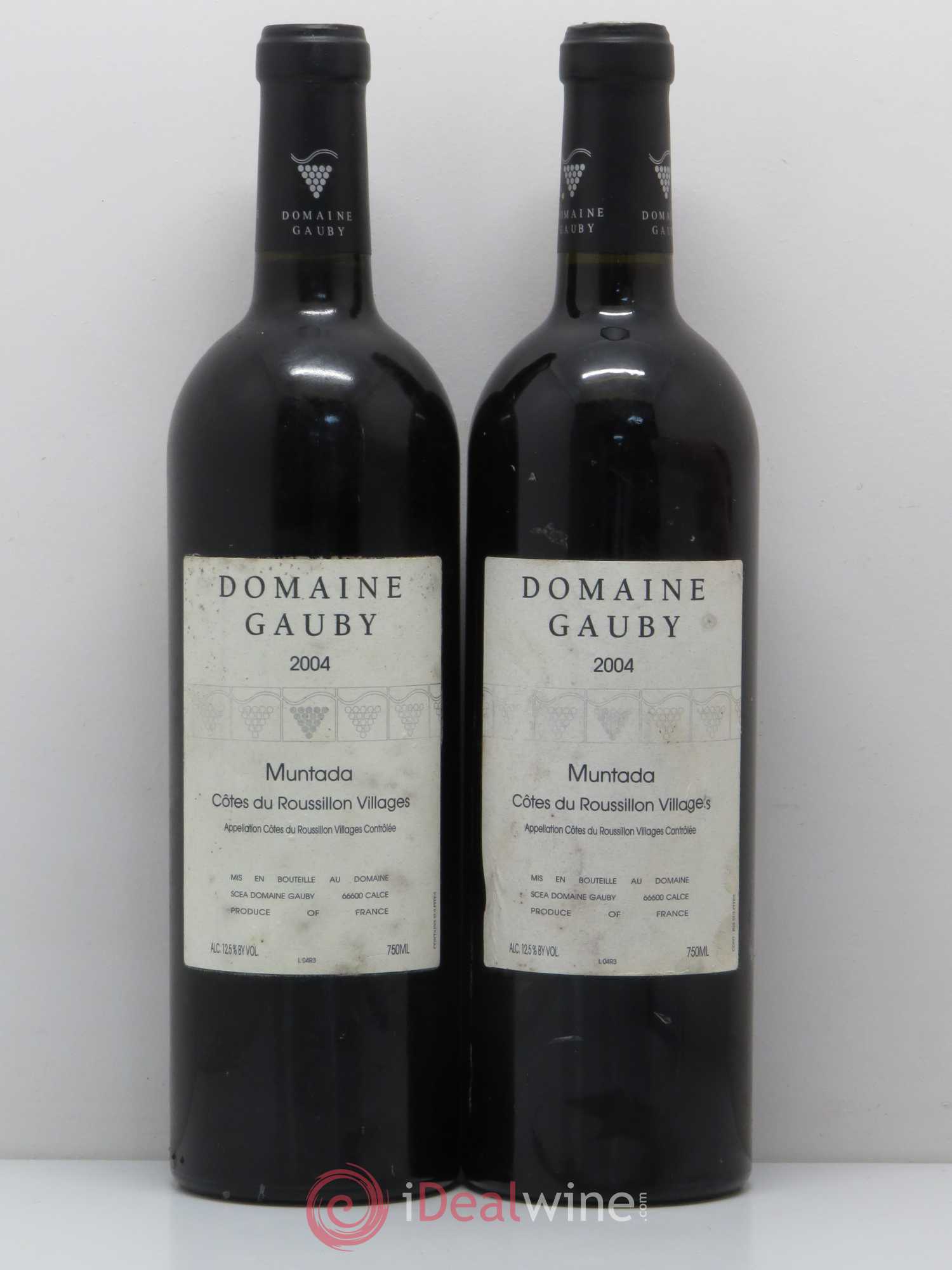 Côtes Catalanes (anciennement Côtes du Roussillon Villages) La Muntada Gauby (Domaine) 2004 - Lot de 2 bouteilles - 0