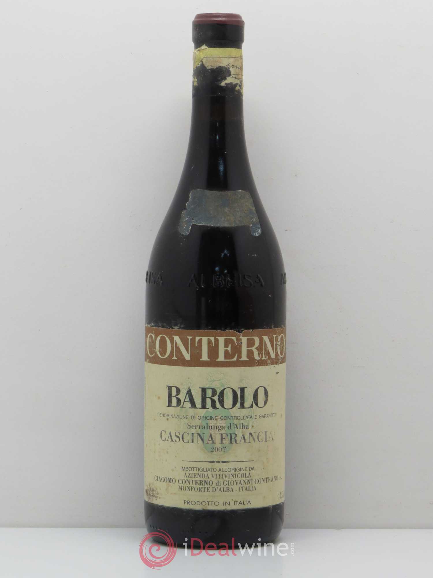 Barolo DOCG Cascina Francia Giacomo Conterno 2005 - Lot de 1 bouteille - 0