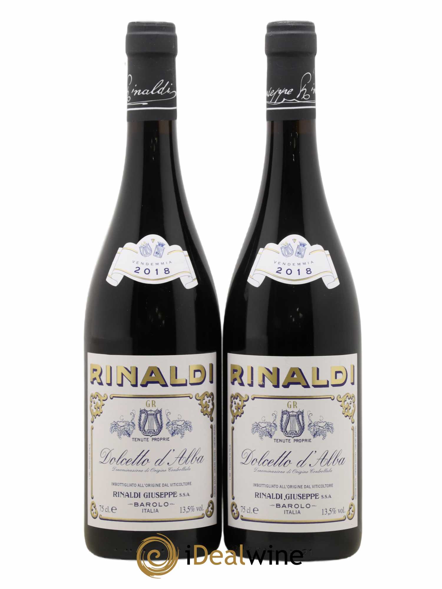 Dolcetto d'Alba DOC Giuseppe Rinaldi 2018 - Lotto di 2 bottiglie - 0