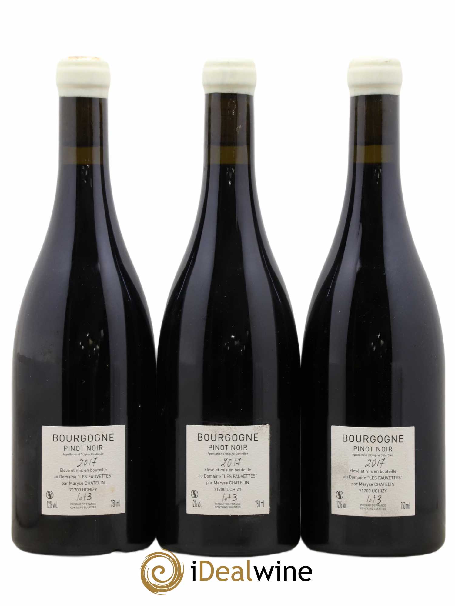 Bourgogne De L'Aube À L'Aube Domaine Des Fauvettes 2017 - Posten von 3 Flaschen - 1