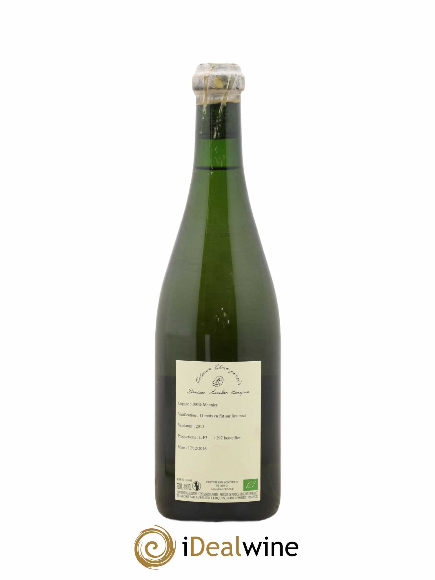 Coteaux Champenois Meunier Blanc de Noirs Les Crayères du Levant 2015 - Posten von 1 Flasche - 1