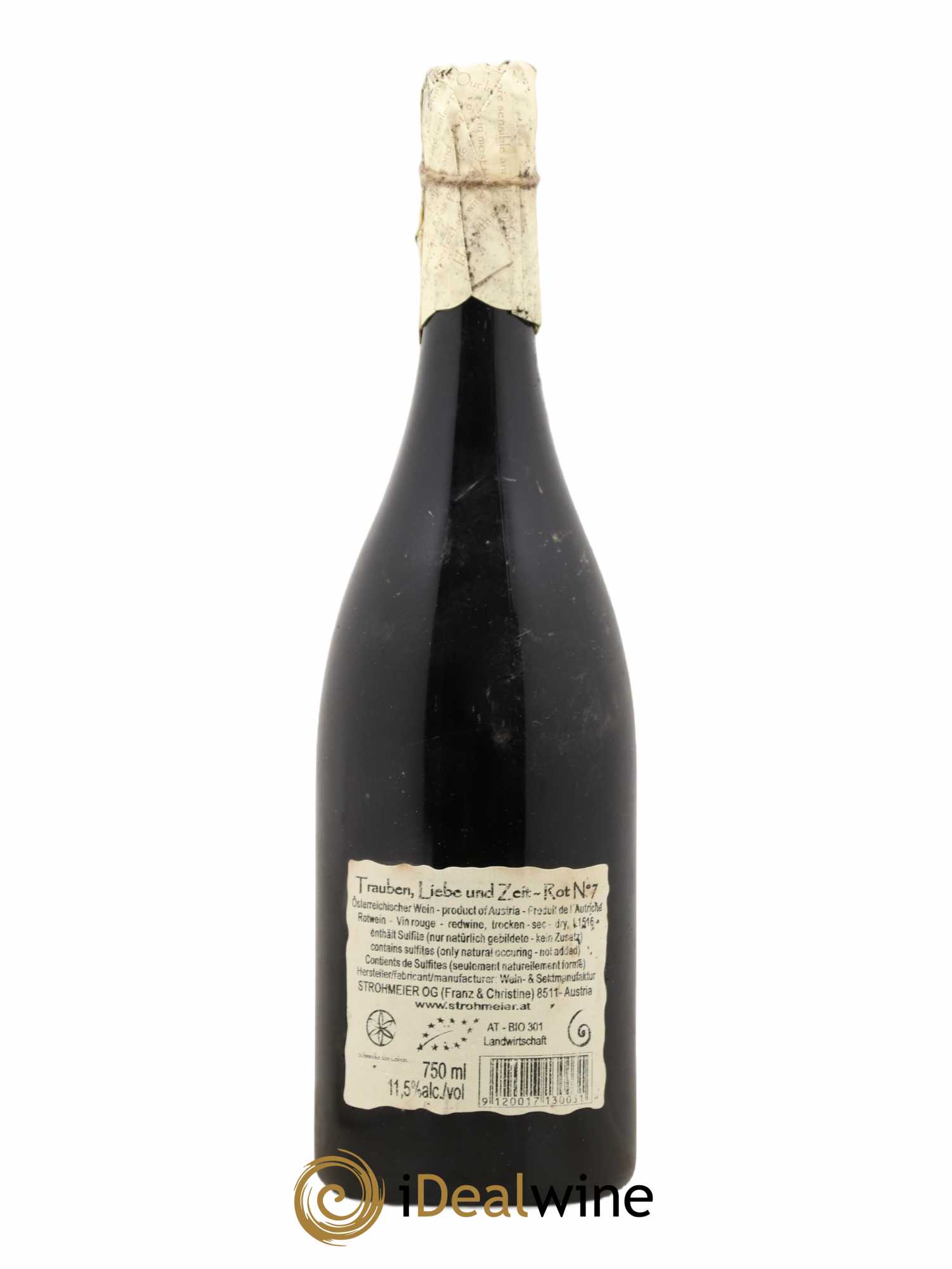 Autriche Trauben Liebe Und Zeit Rot No 7 Strohmeier 2017 - Posten von 1 Flasche - 1