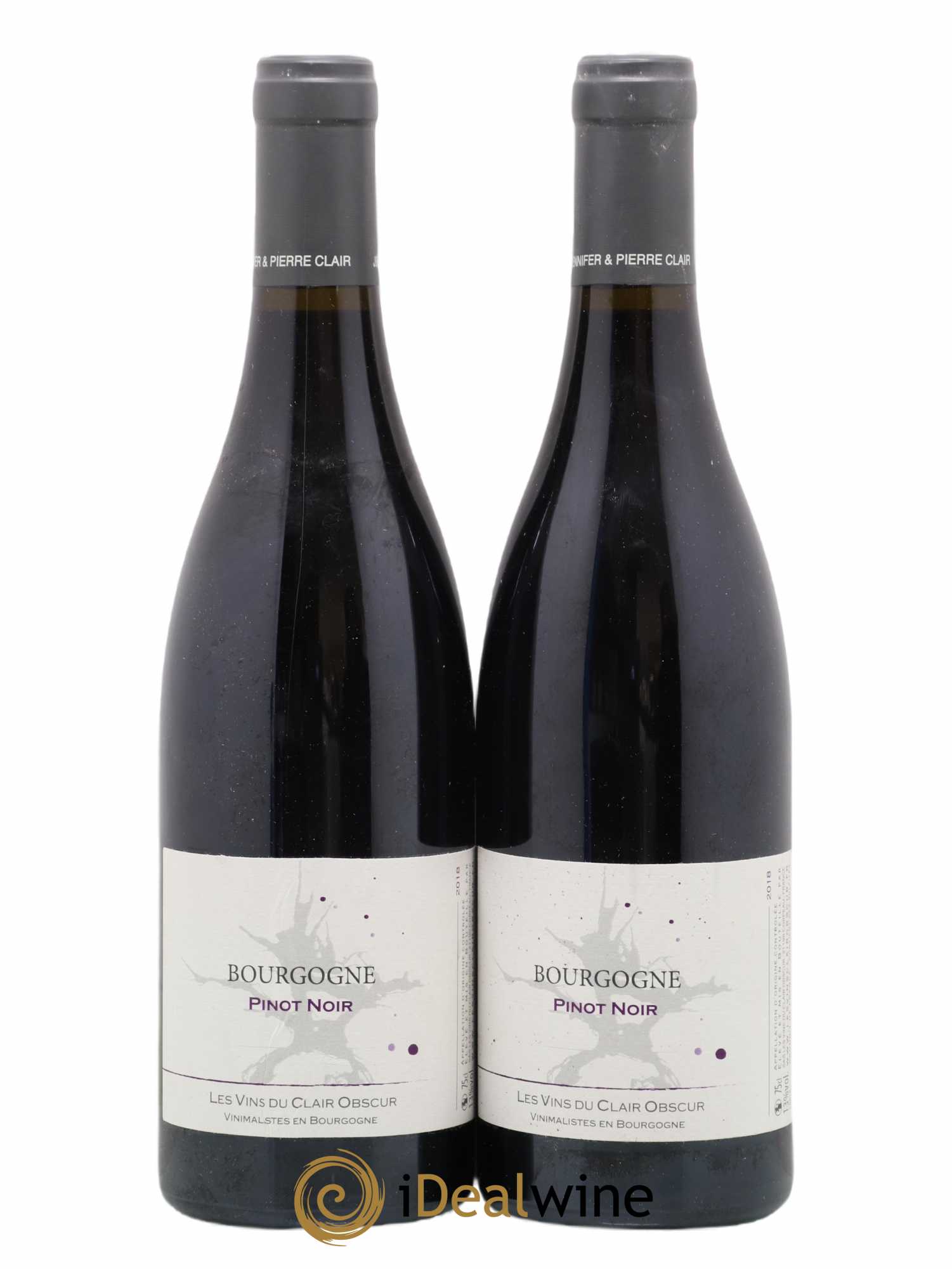 Bourgogne Domaine du Clair Obscur 2018 - Lot de 2 bouteilles - 0