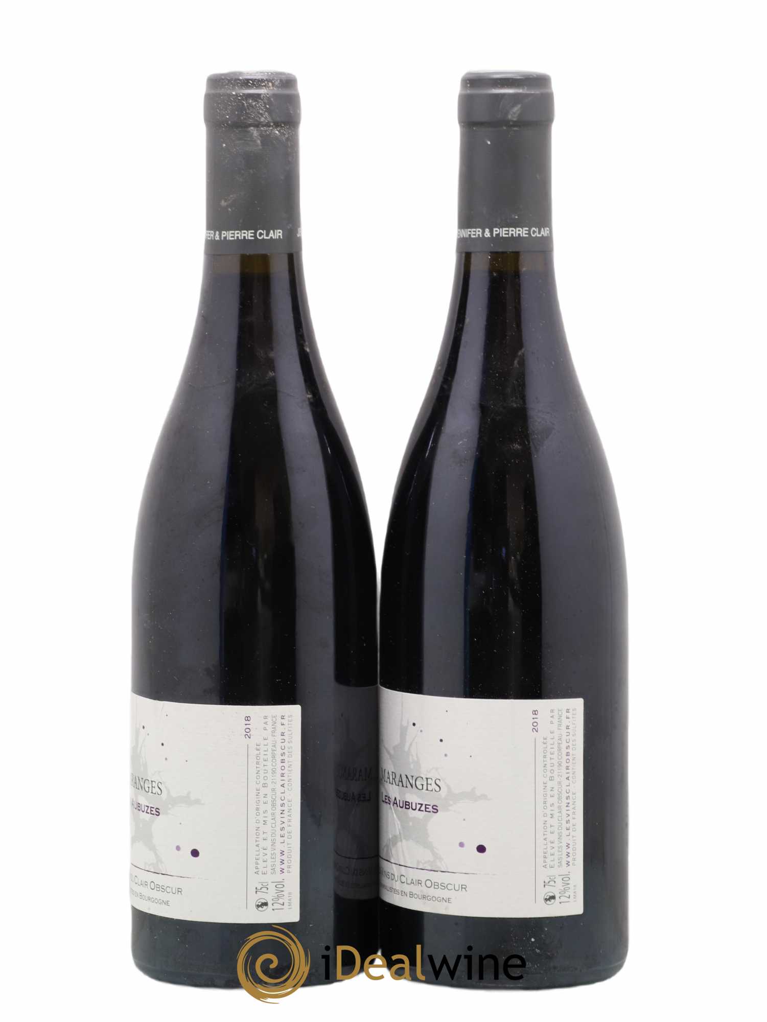 Maranges Les Aubuzes Domaine du Clair Obscur 2018 - Lot de 2 bouteilles - 1