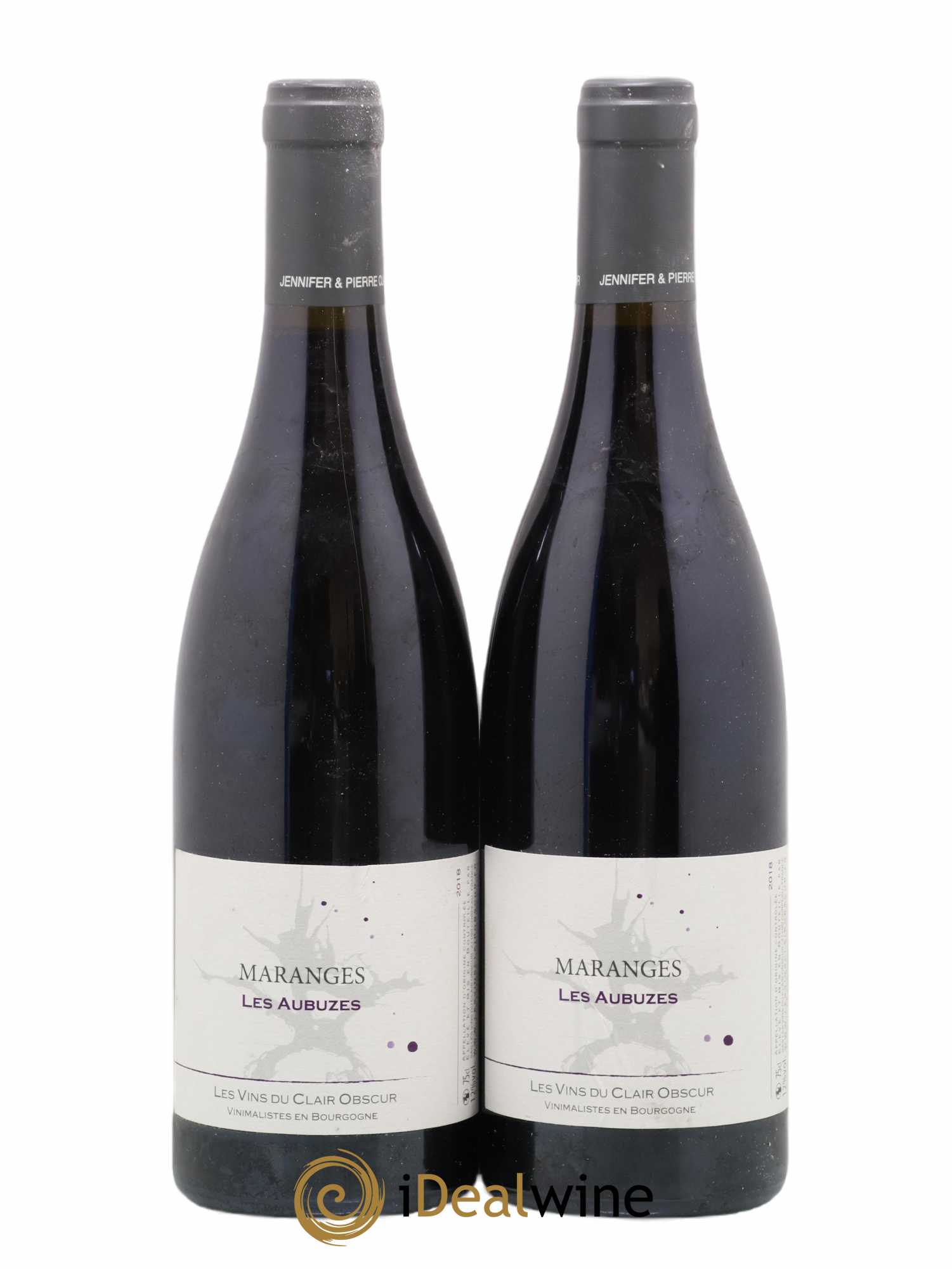 Maranges Les Aubuzes Domaine du Clair Obscur 2018 - Lot de 2 bouteilles - 0