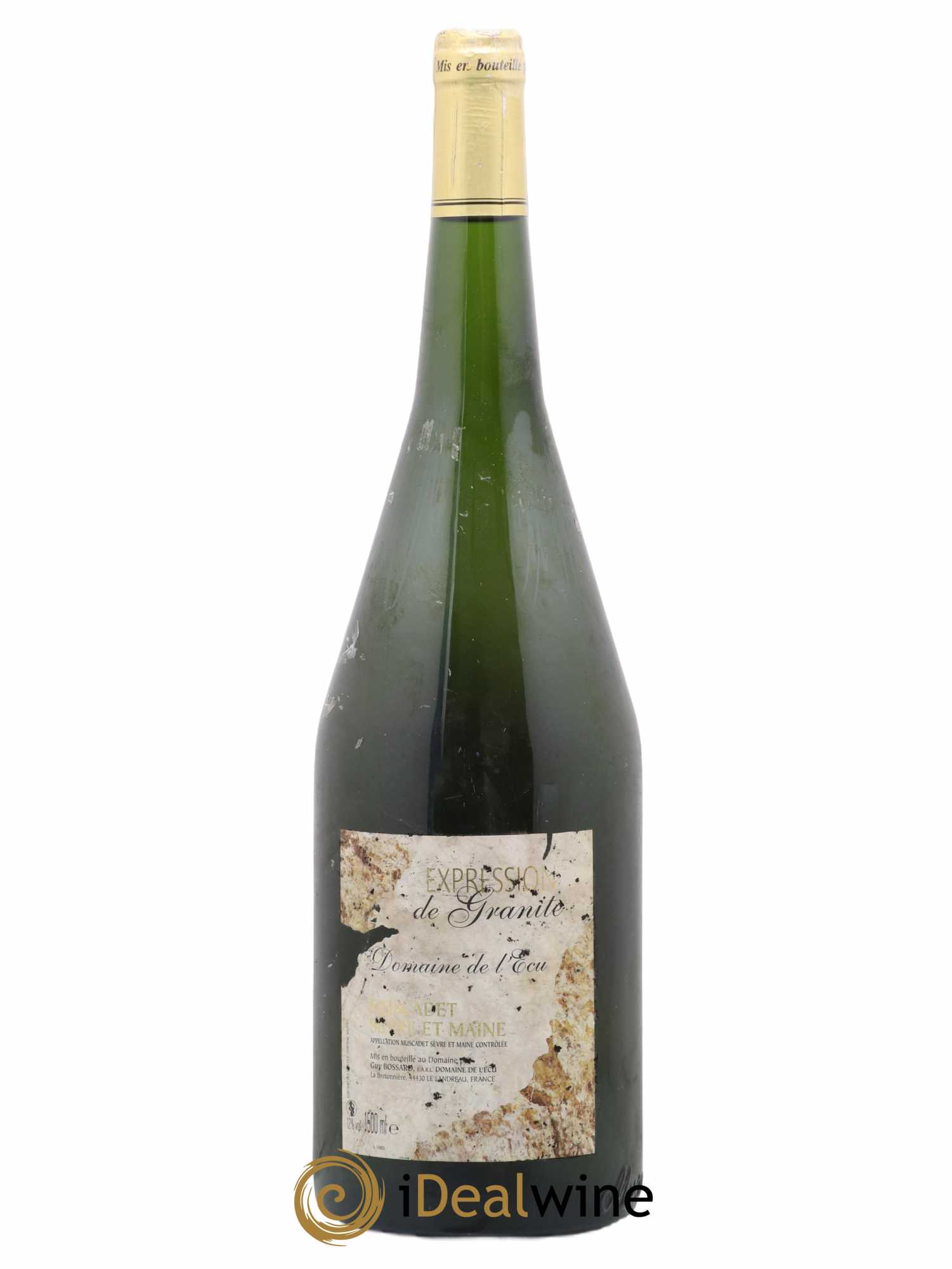 Vin de France (anciennement Muscadet-Sèvre-et-Maine) Expression de Granite Domaine de L'Ecu - Lot de 1 magnum - 0