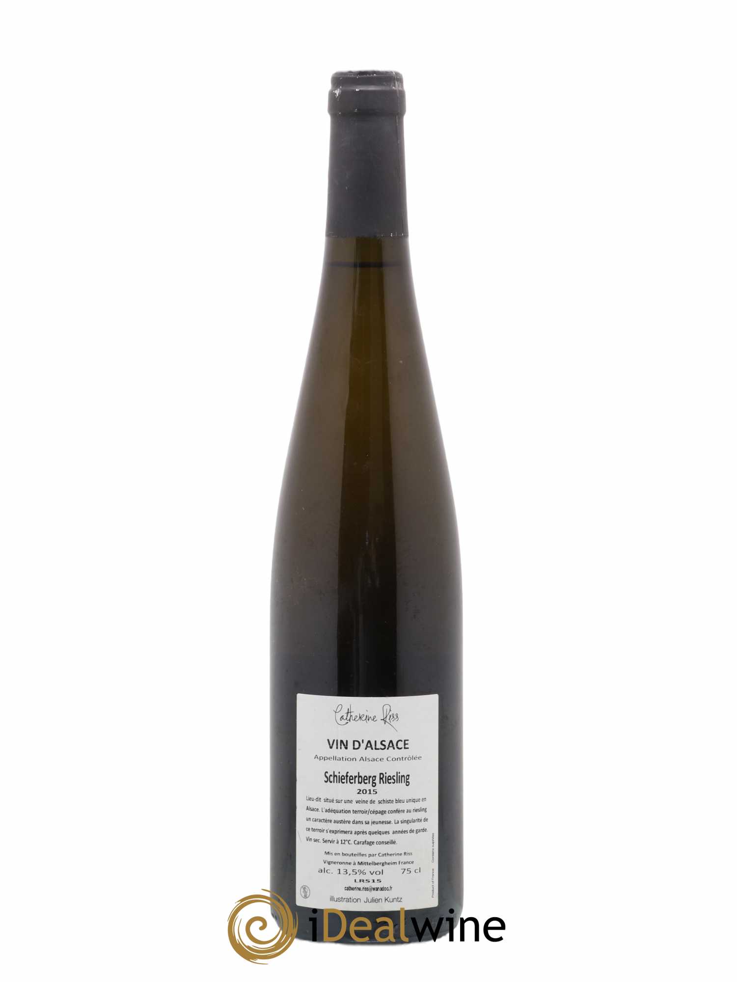 Riesling Schieferberg Catherie Riss 2015 - Lot de 1 bouteille - 1