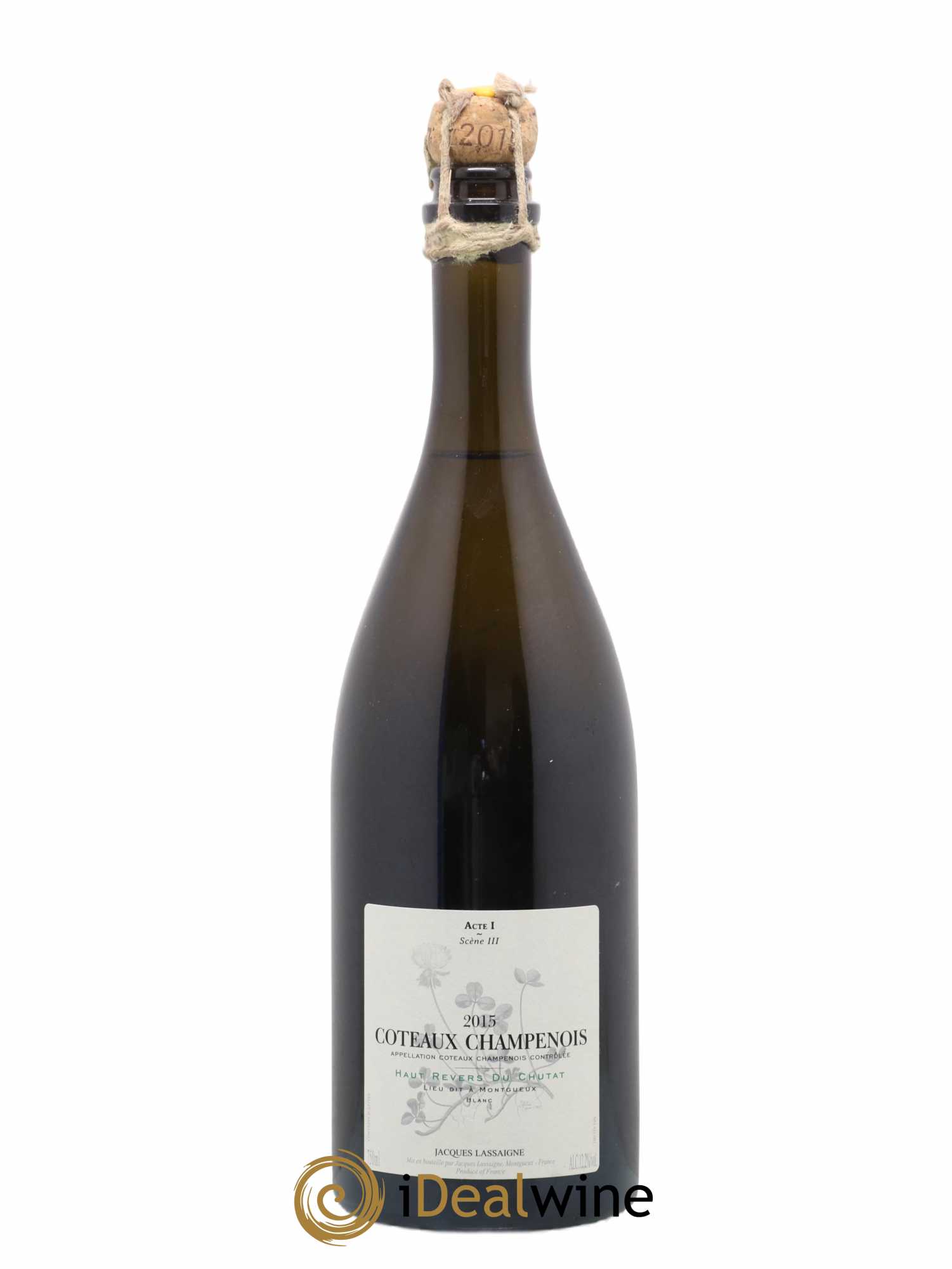 Coteaux Champenois Haut Revers du Chutat Acte 1 Scène 3 Jacques Lassaigne 2015 - Posten von 1 Flasche - 0