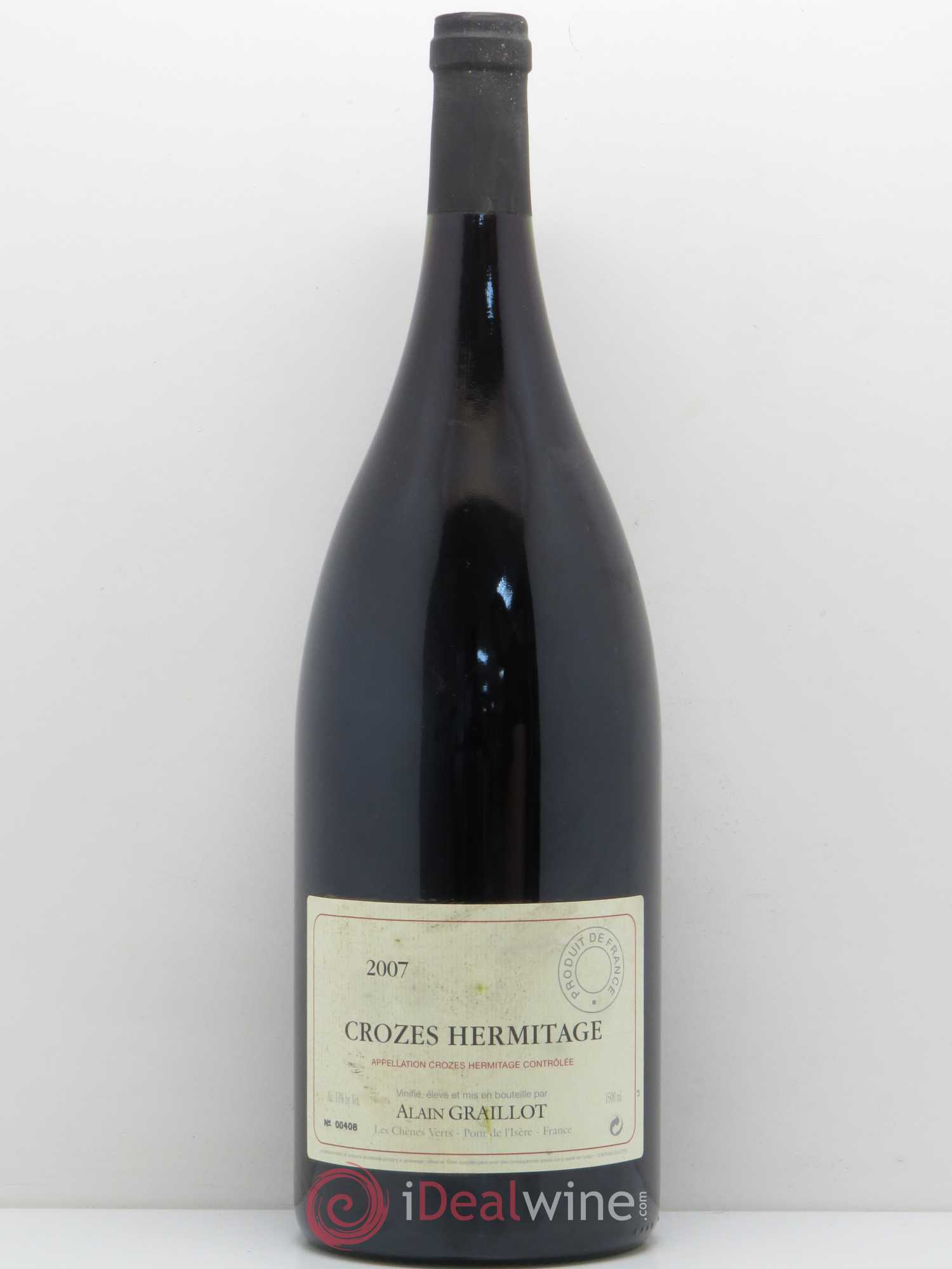 Crozes-Hermitage Domaine Graillot 2007 - Lot de 1 magnum - 0