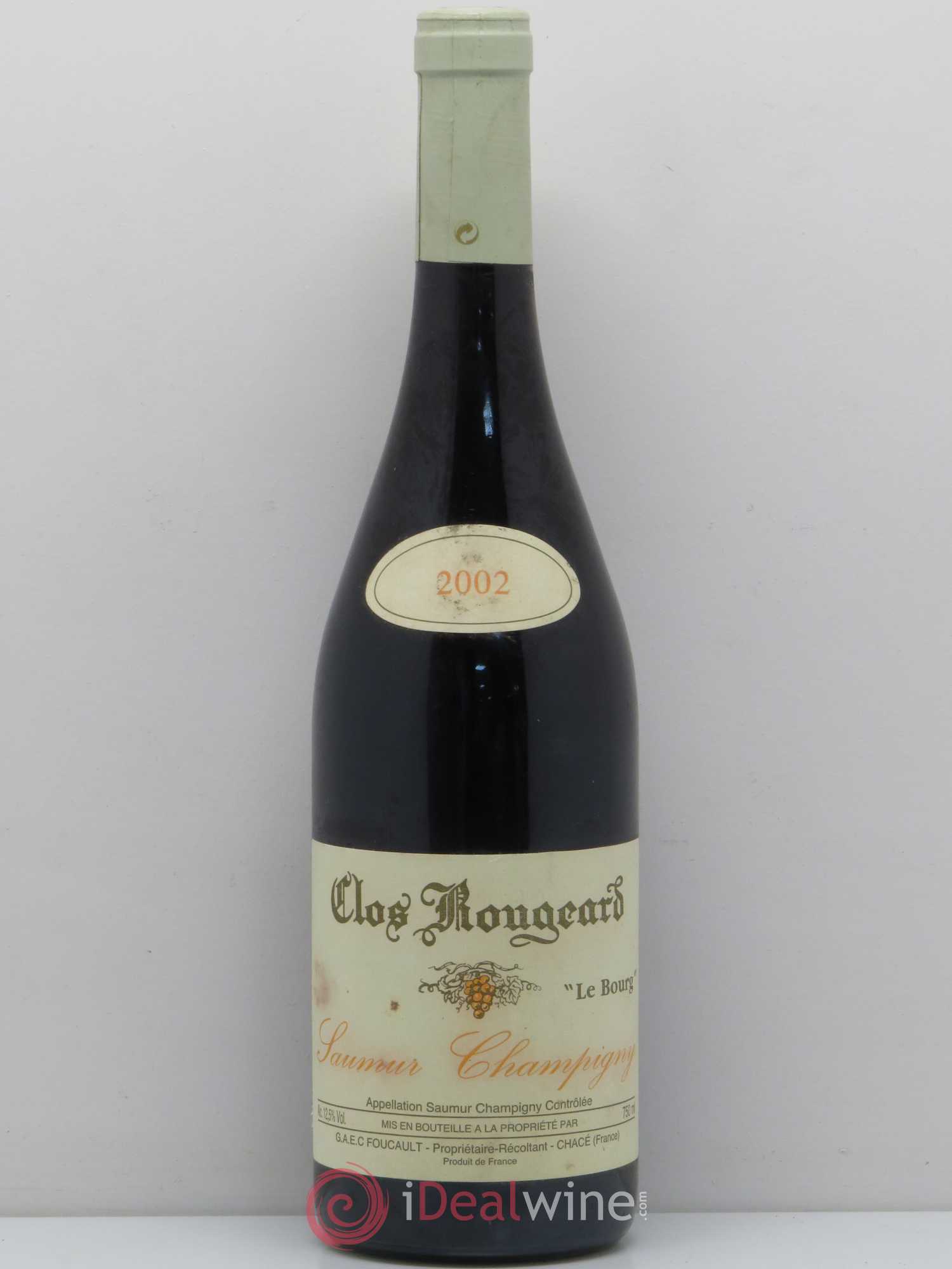 Saumur-Champigny Le Bourg Clos Rougeard 2002 - Lot de 1 bouteille - 0