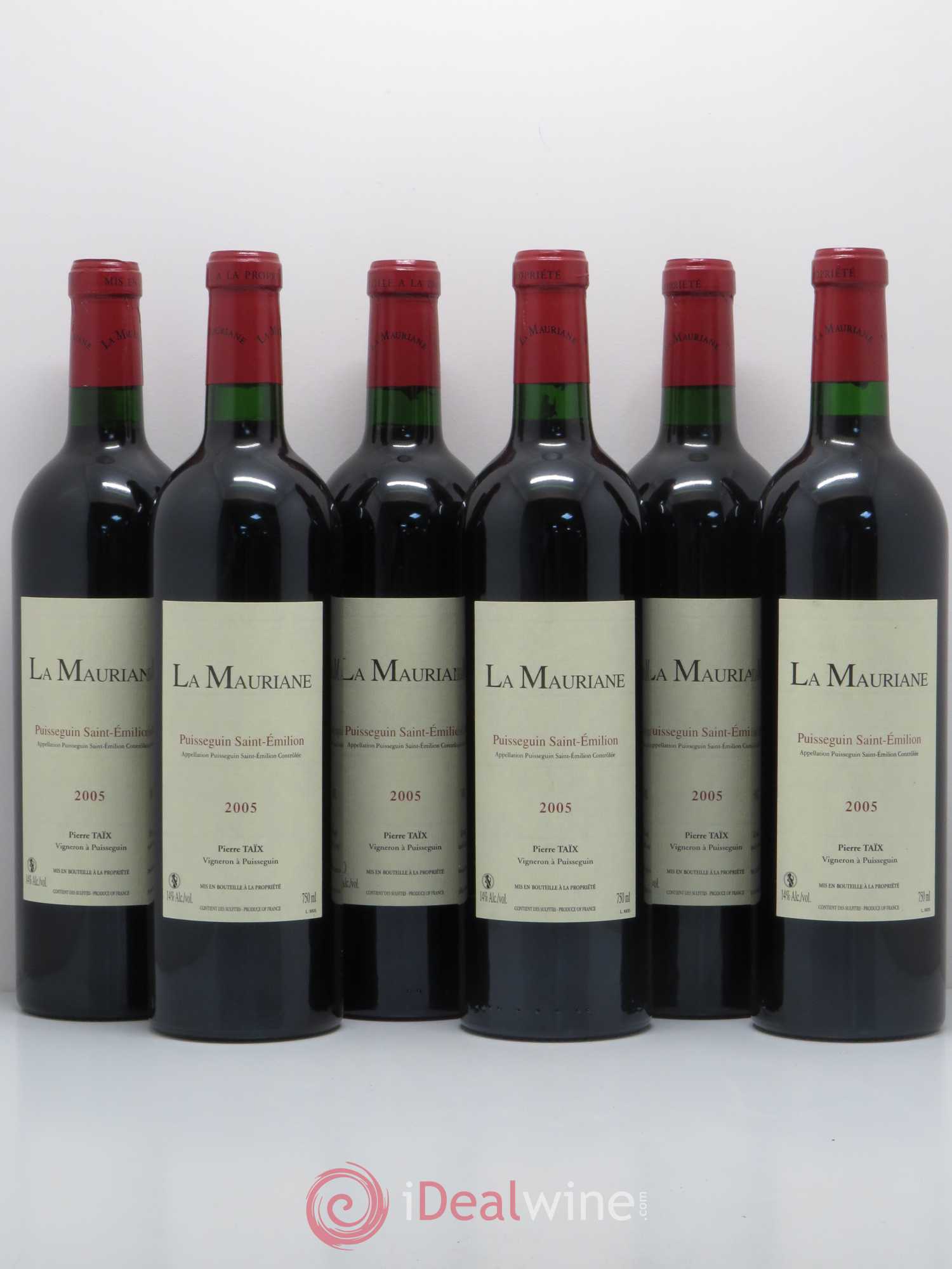 La Mauriane 2005 - Lot de 6 bouteilles - 0