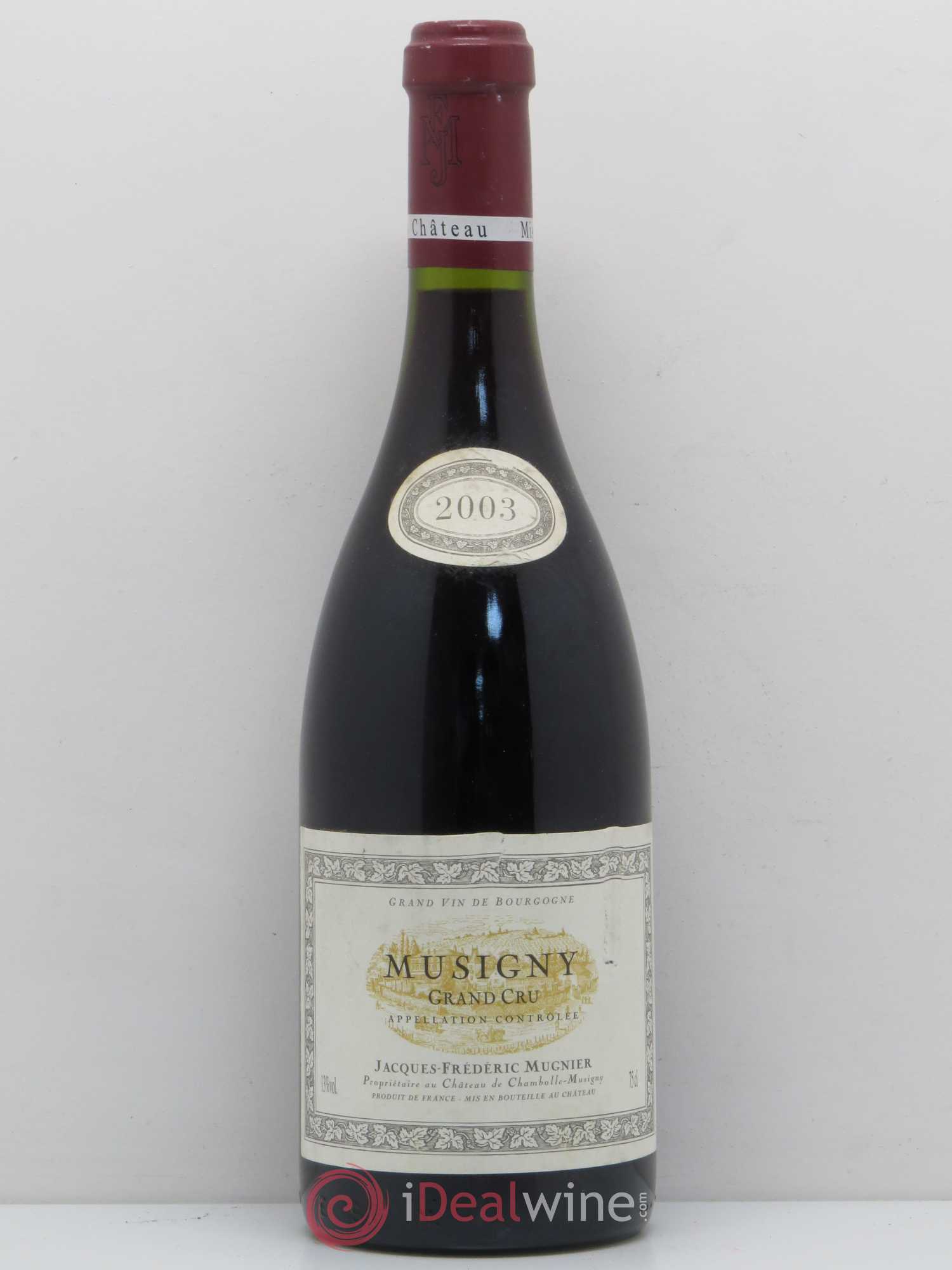 Musigny Grand Cru Jacques-Frédéric Mugnier 2003 - Lot de 1 bouteille - 0