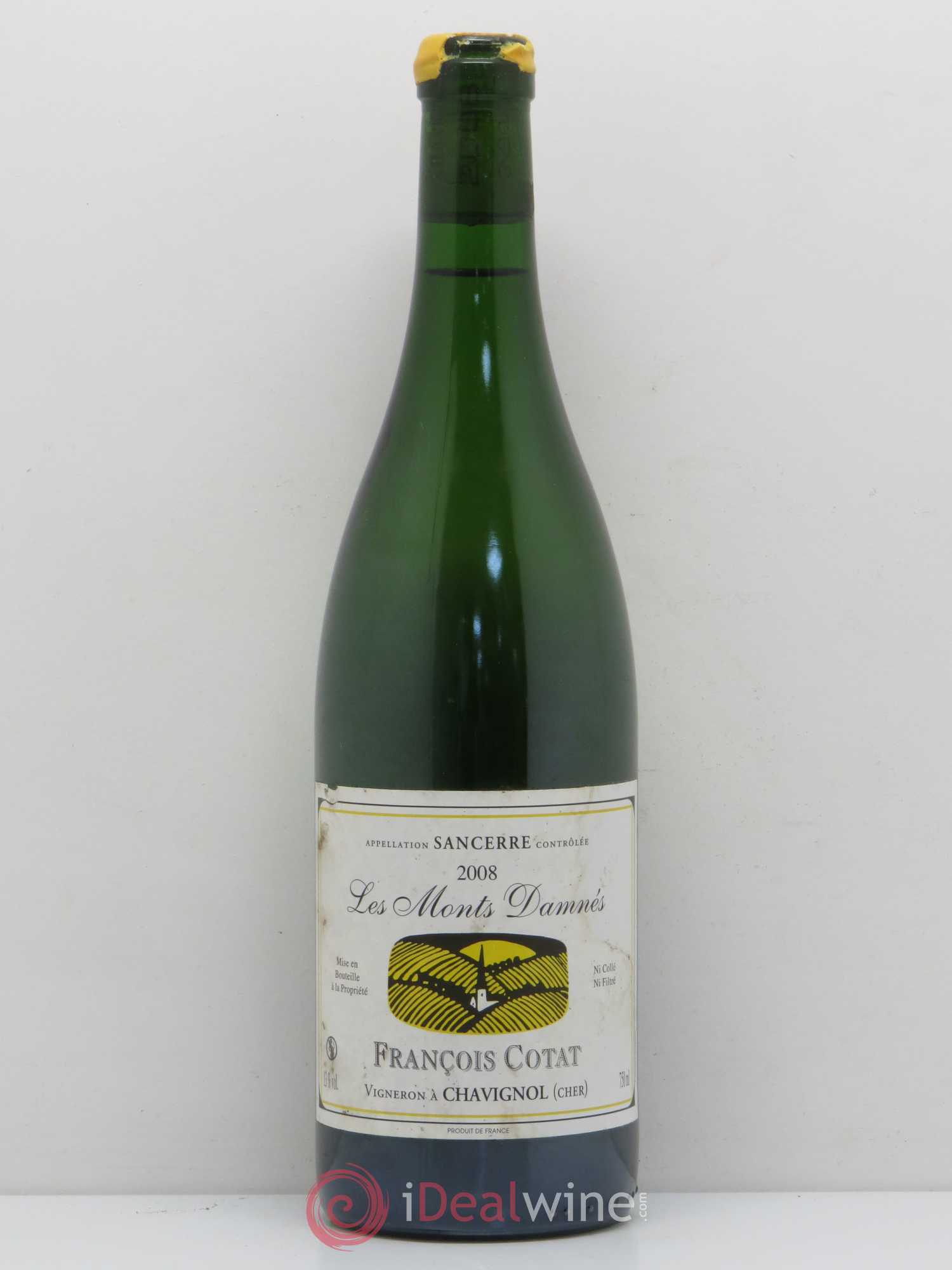 Sancerre Les Monts Damnés François Cotat 2008 - Lot de 1 bouteille - 0