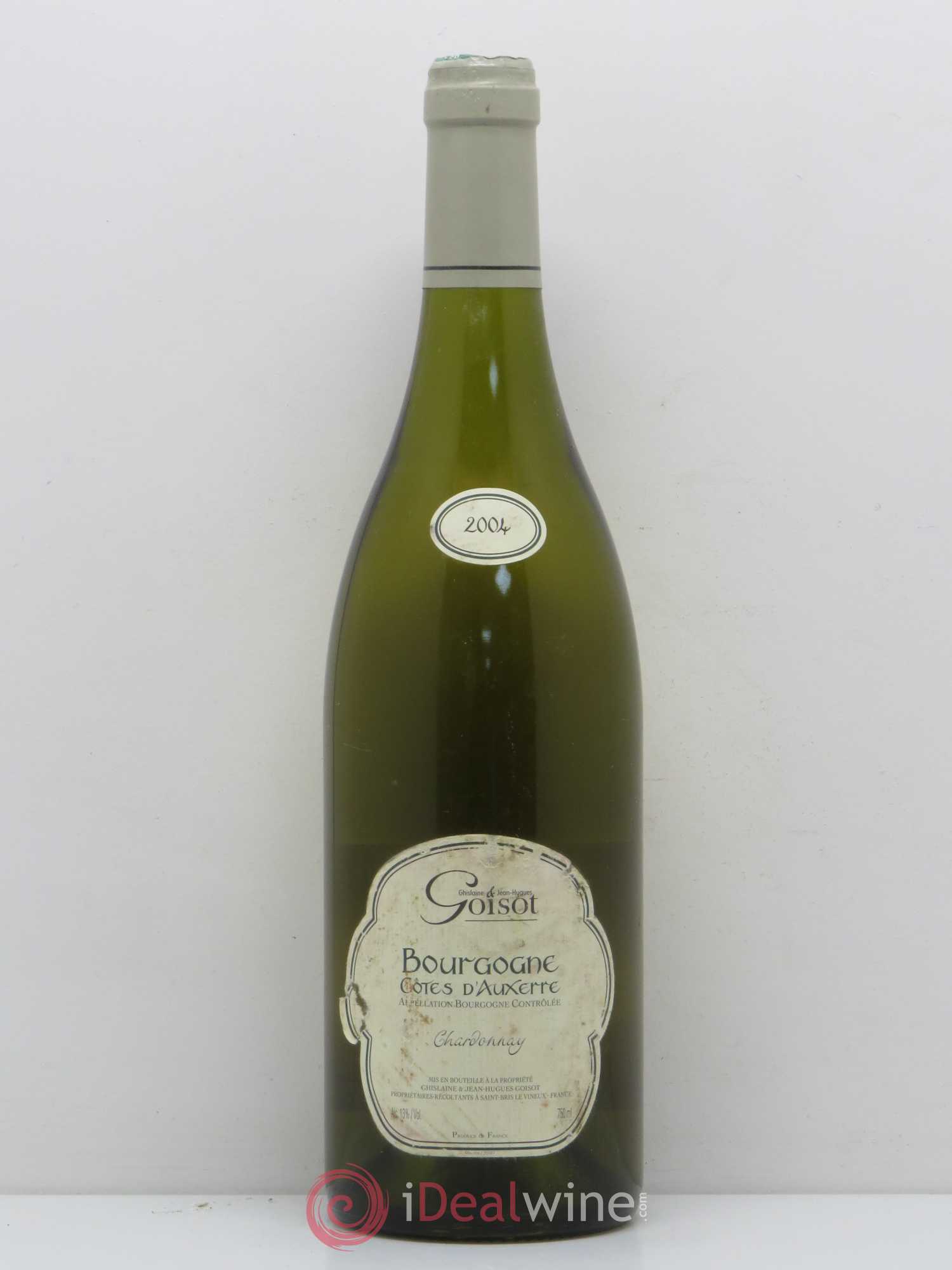 Bourgogne Cote d'Auxerre Domaine Goisot 2004 - Posten von 1 Flasche - 0