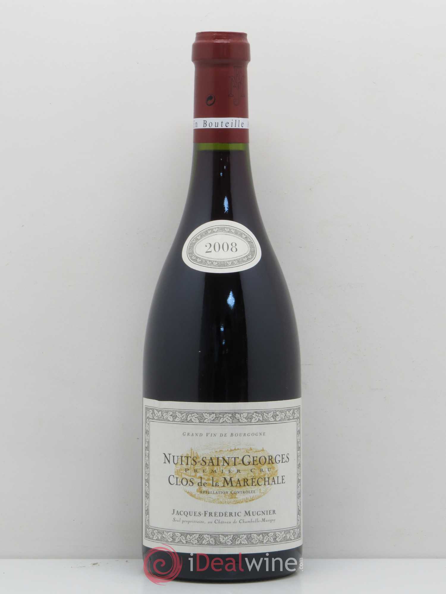 Nuits-Saint-Georges 1er Cru Clos de La Maréchale Jacques-Frédéric Mugnier 2008 - Lot de 1 bouteille - 0