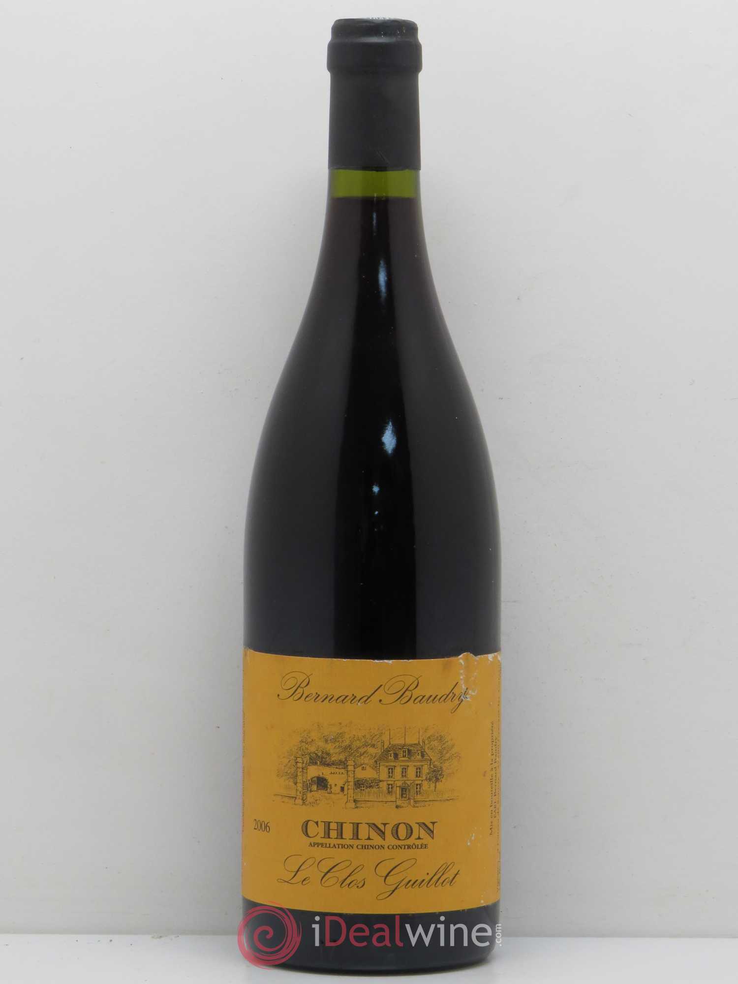 Chinon Le Clos Guillot Bernard Baudry 2006 - Lot de 1 bouteille - 0