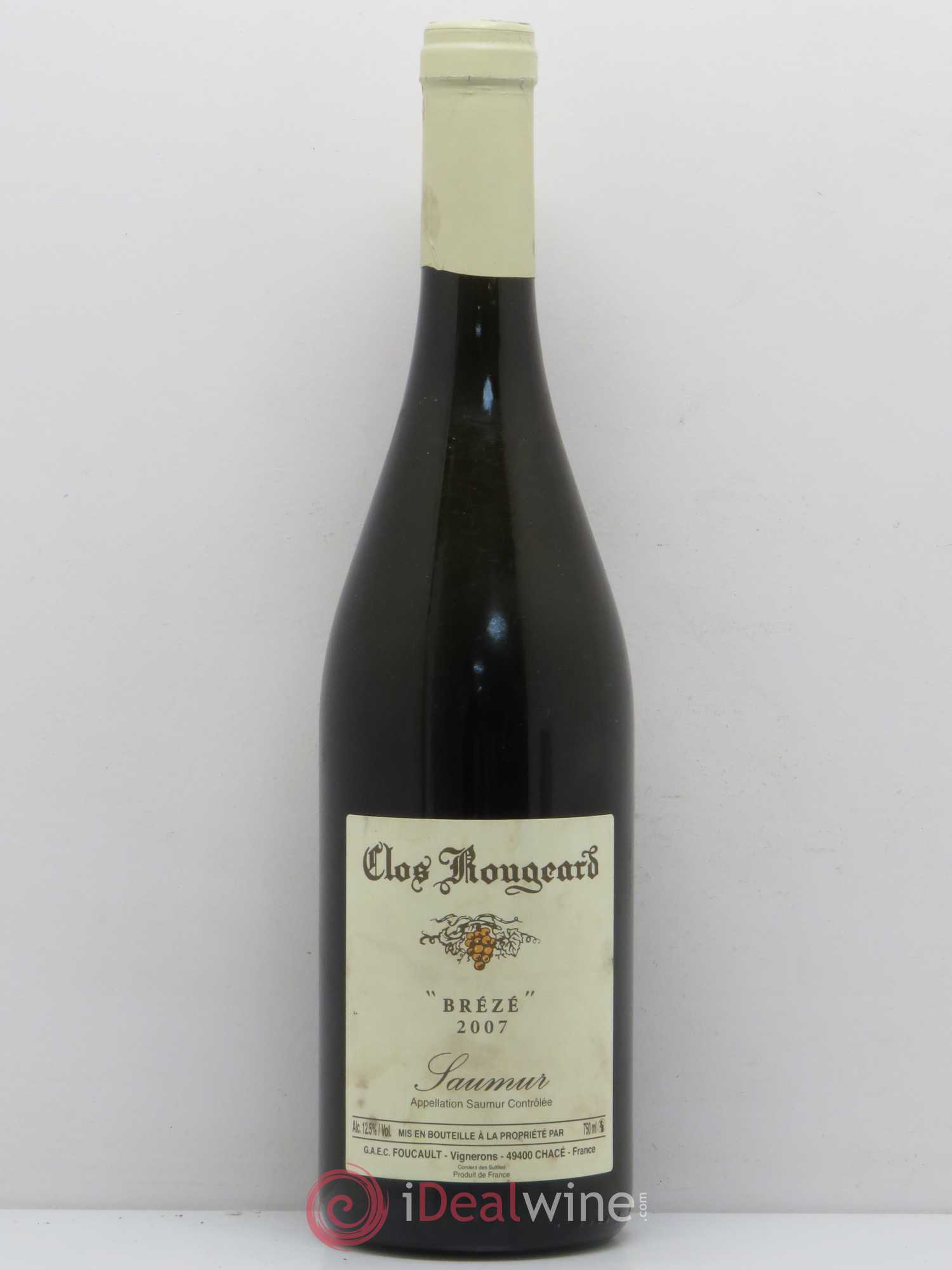 Saumur Brézé Clos Rougeard 2007 - Lot de 1 bouteille - 0