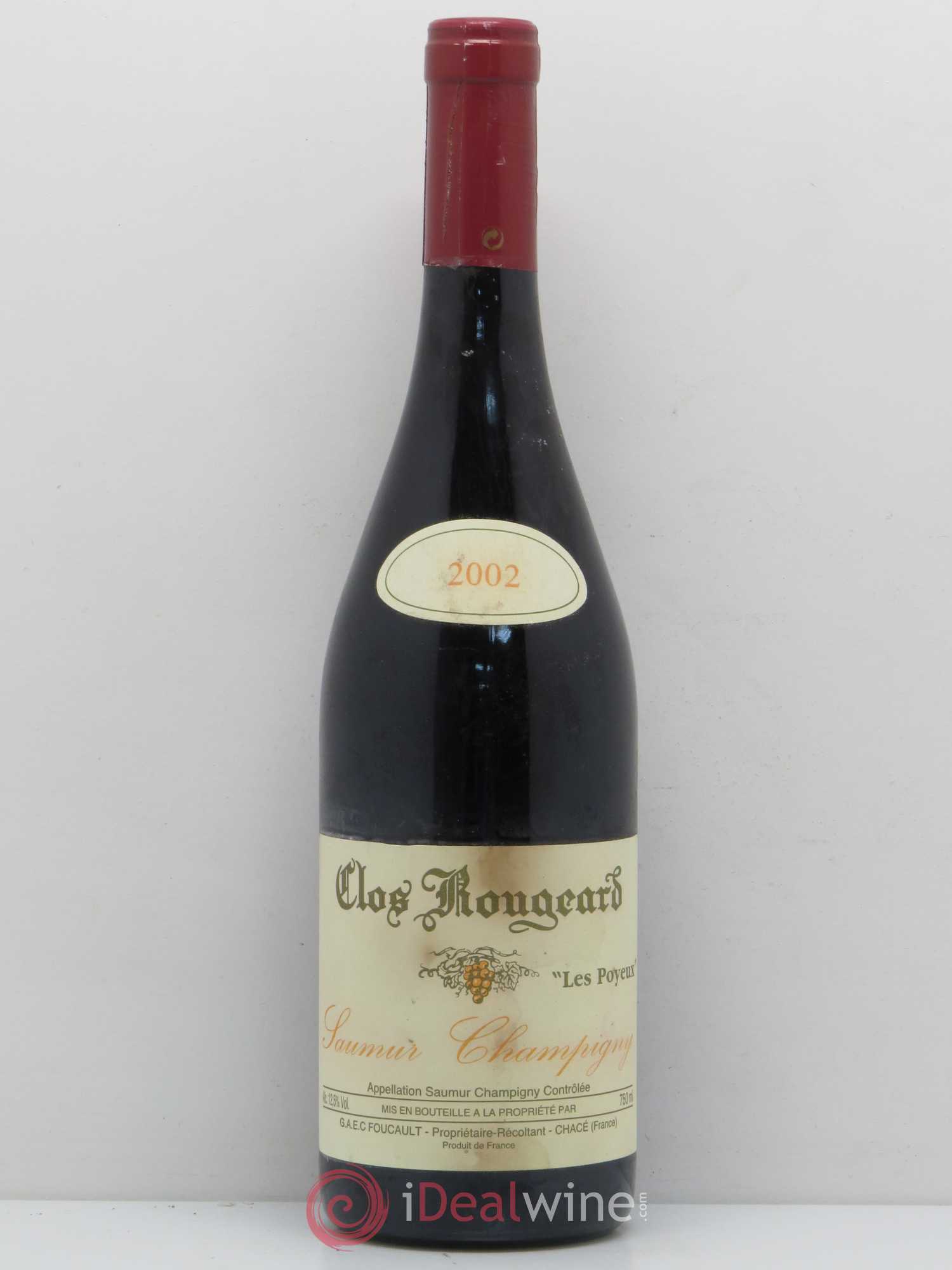 Saumur-Champigny Les Poyeux Clos Rougeard 2002 - Lot de 1 bouteille - 0