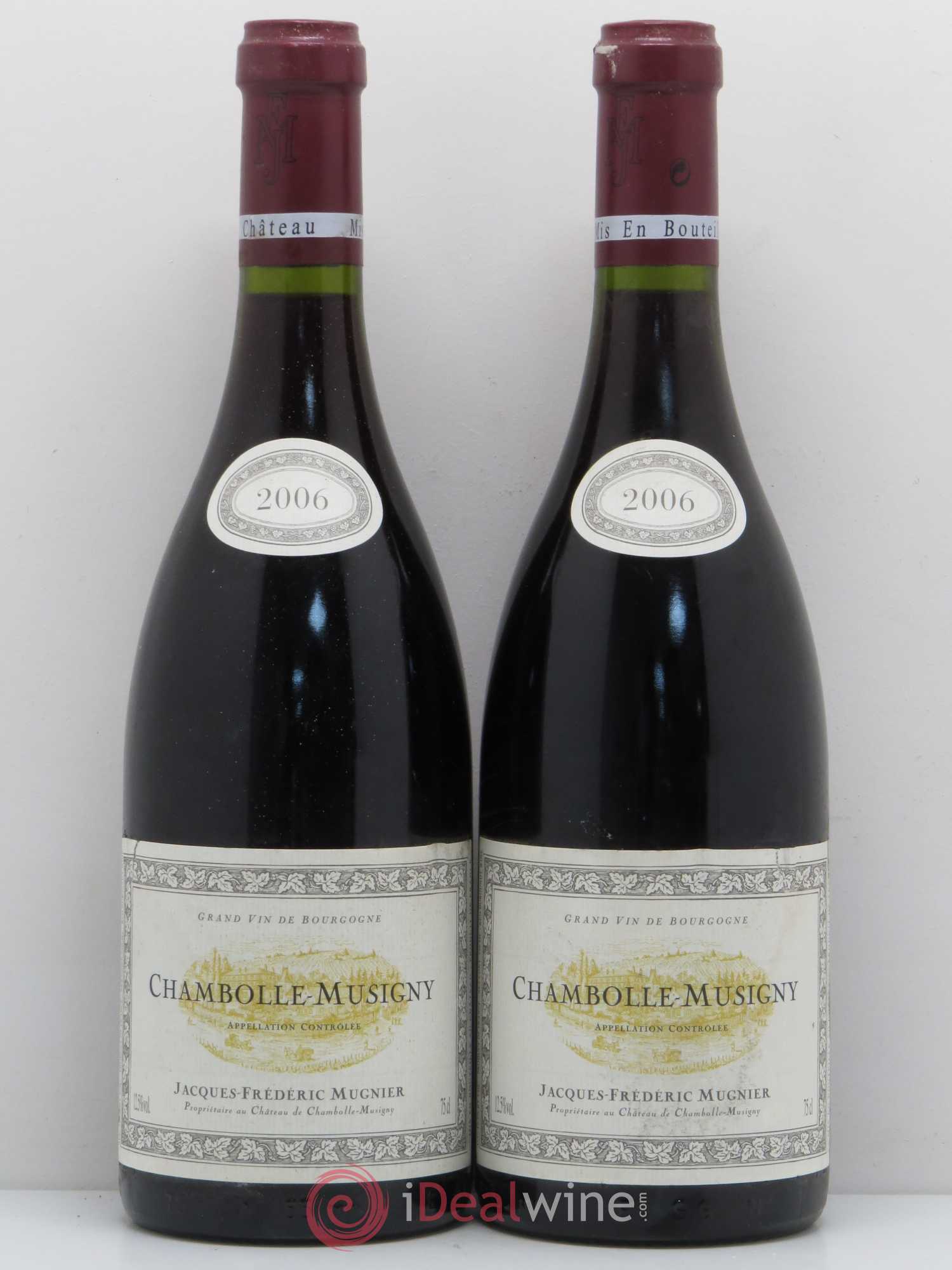 Chambolle-Musigny Jacques-Frédéric Mugnier 2006 - Lot de 2 bouteilles - 0