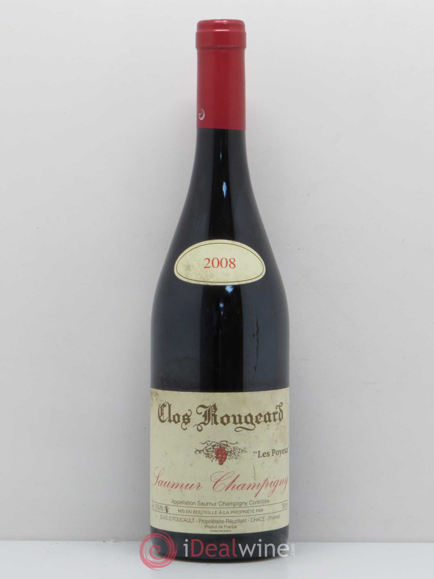 Saumur-Champigny Les Poyeux Clos Rougeard 2008 - Lot de 1 bouteille - 0