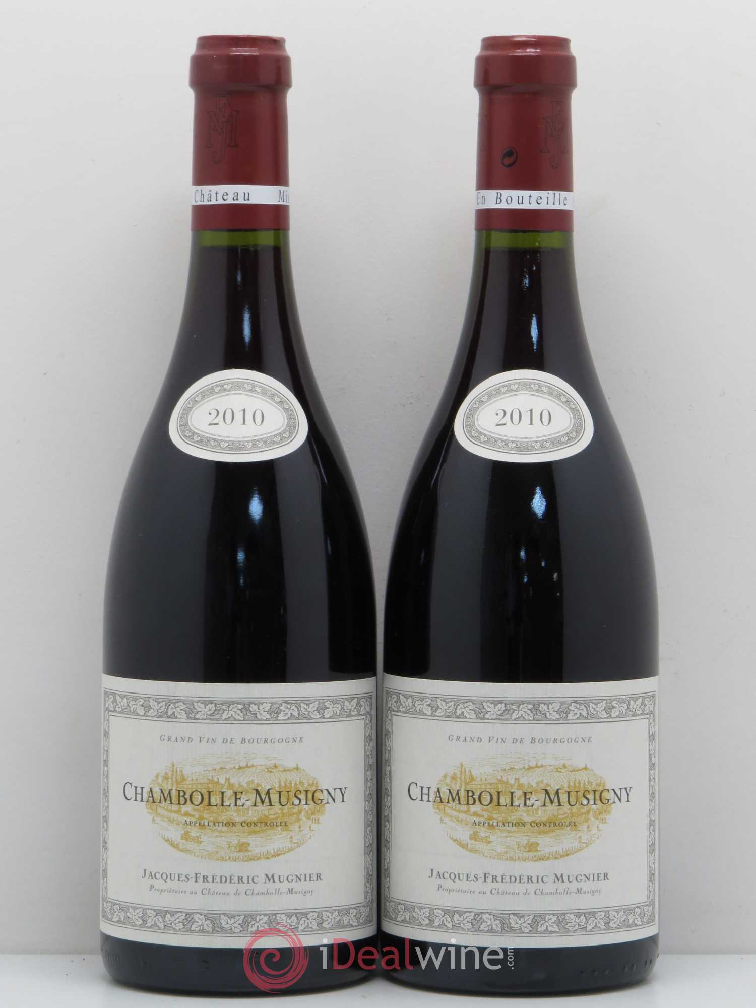 Chambolle-Musigny Jacques-Frédéric Mugnier 2010 - Lot de 2 bouteilles - 0