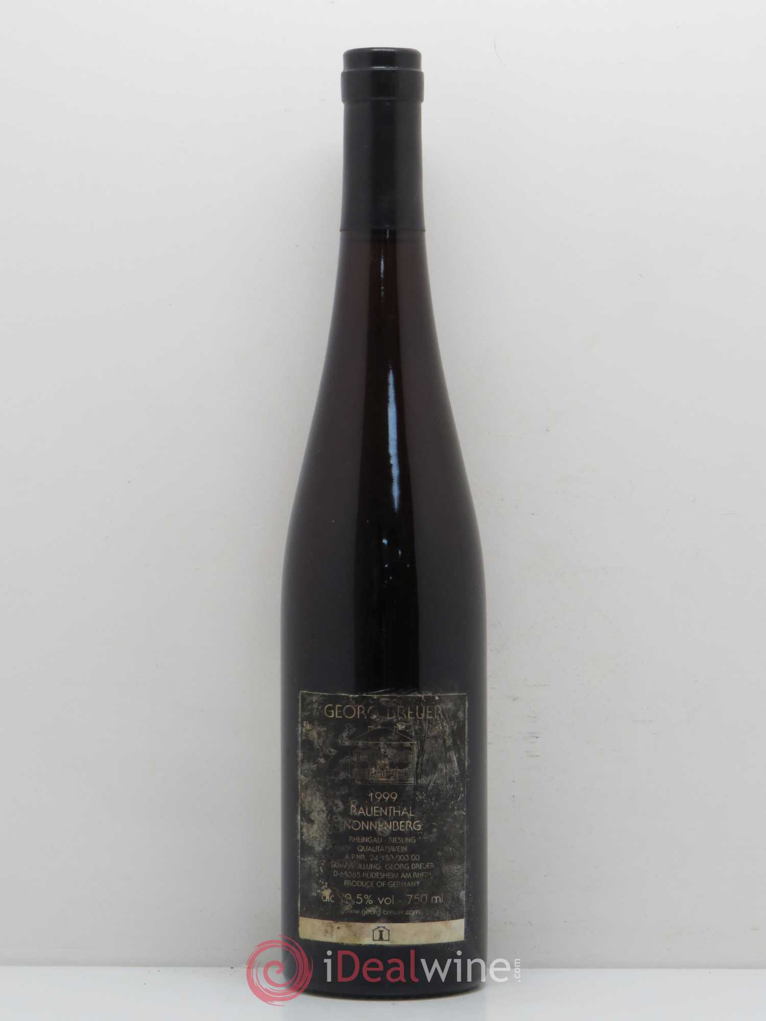Riesling Georg Breuer Nonnenberg Rauenthal Monopol Georg Breuer 1999 - Lot de 1 bouteille - 1