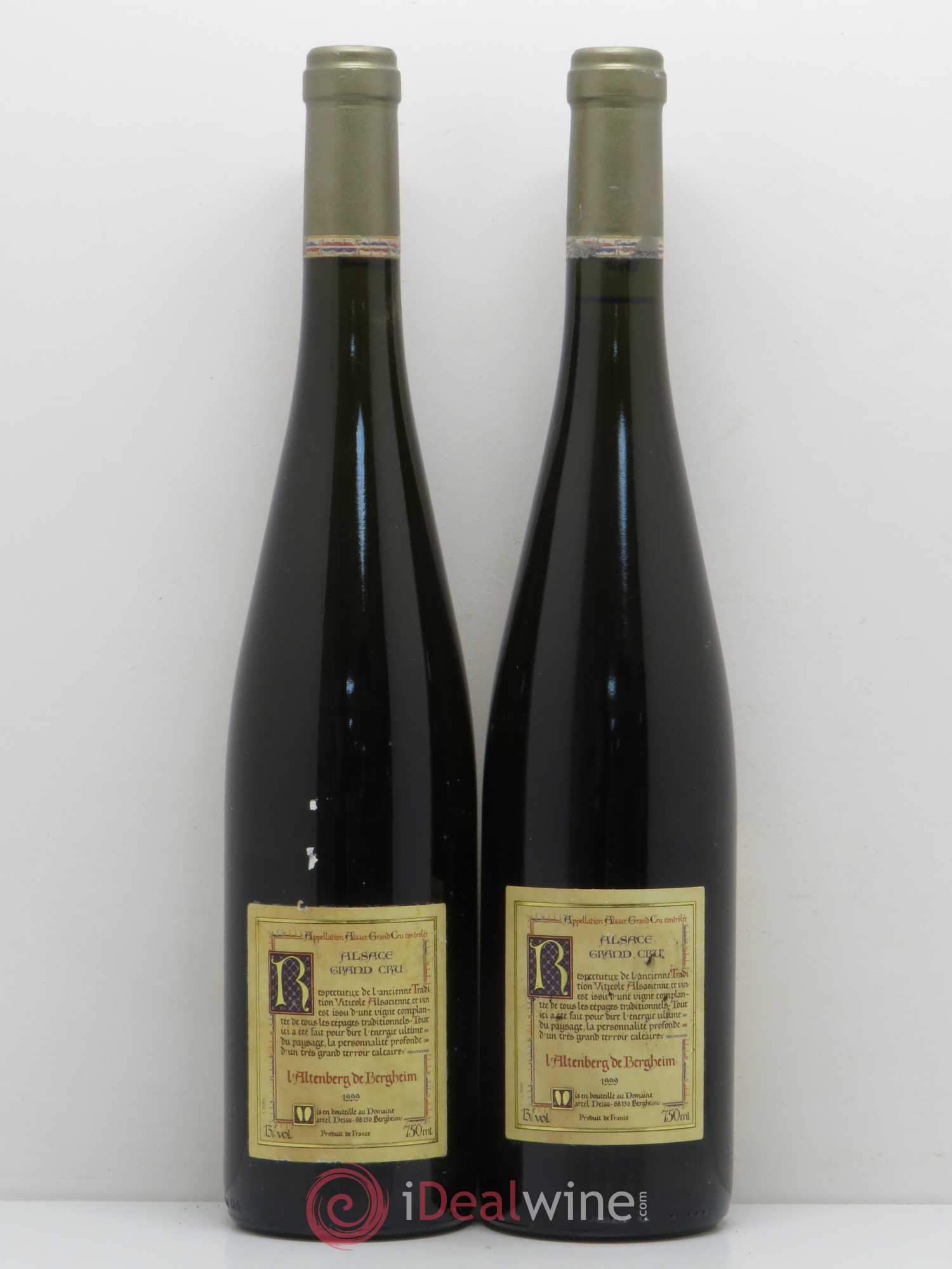 Alsace Grand Cru Altenberg de Bergheim Marcel Deiss (Domaine) 1999 - Lotto di 2 bottiglie - 1