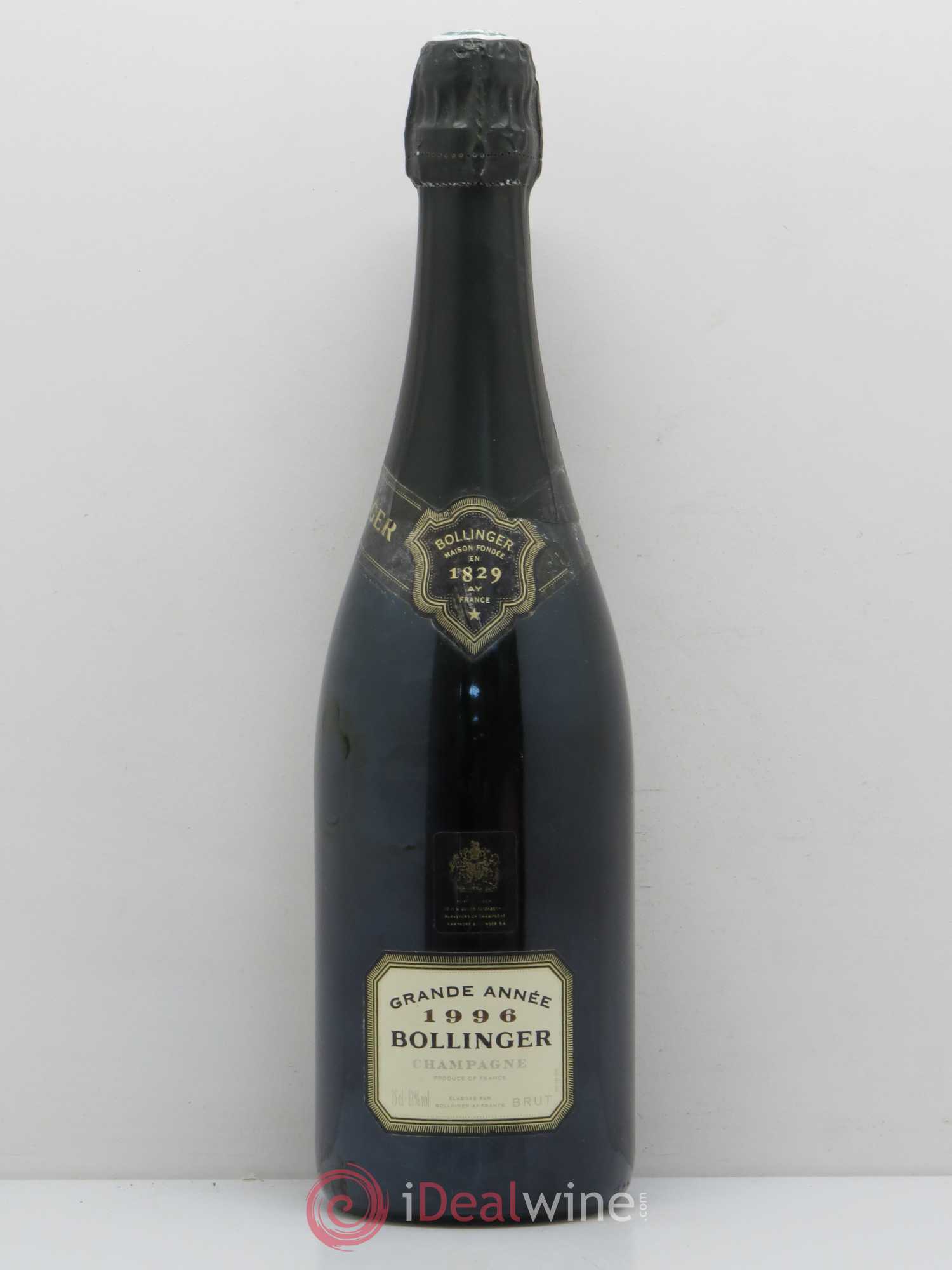 La Grande Année Brut Bollinger 1996 - Lot de 1 bouteille - 0