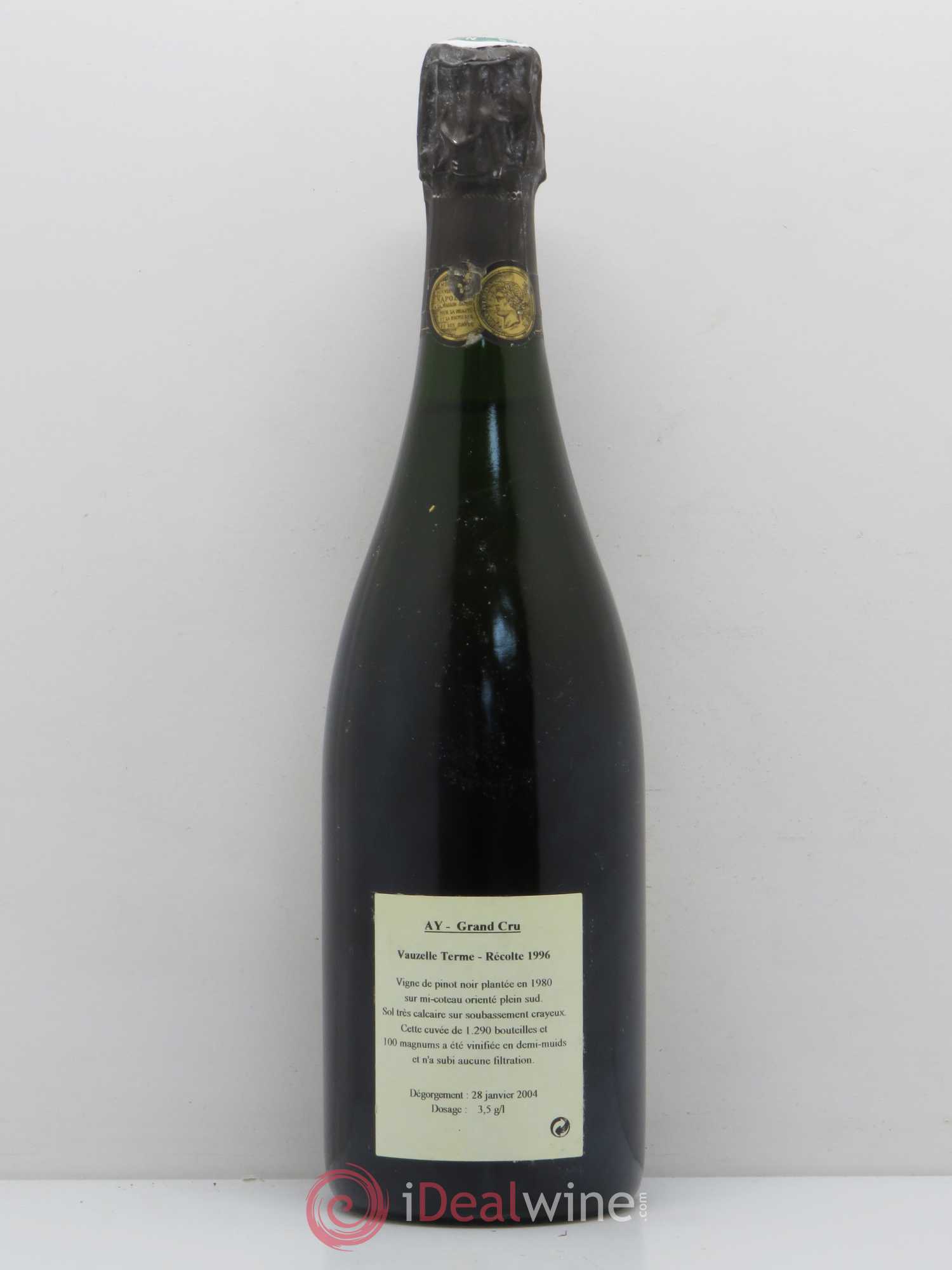 Aÿ Vauzelle Terme Extra-Brut Jacquesson 1996 - Lot de 1 bouteille - 1