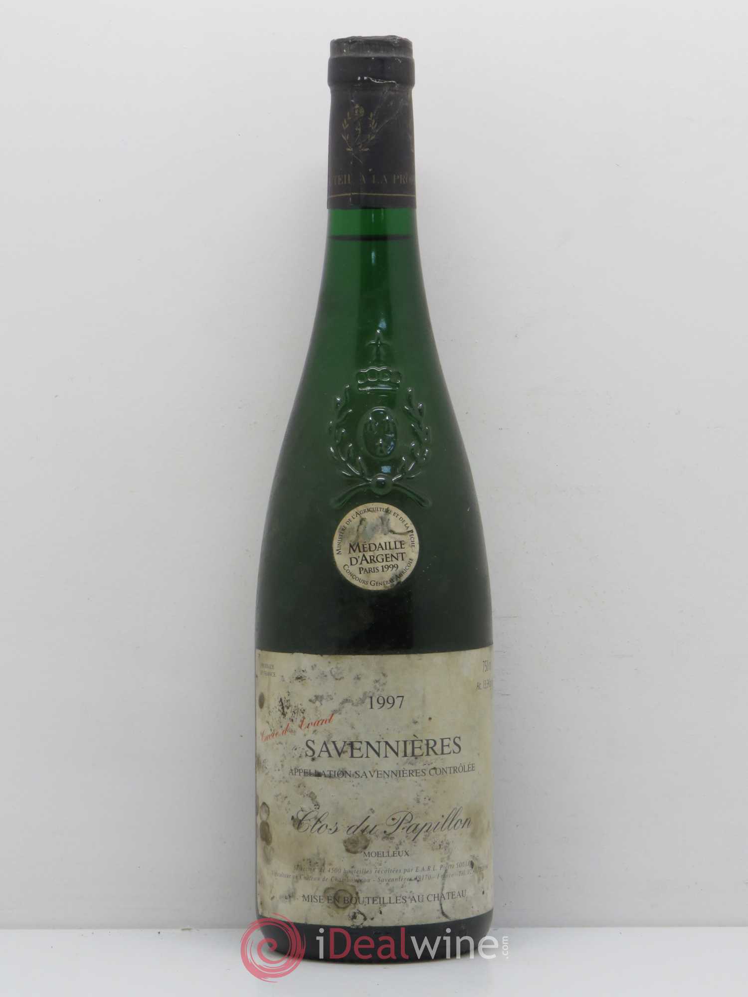 Savennières Clos du Papillon Cuvée d'avant Château de Chamboureau (senza prezzo di riserva) 1997 - Lotto di 1 bottiglia - 0