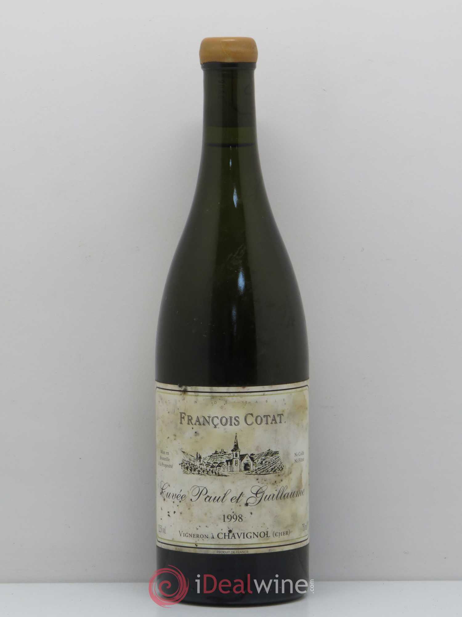 Sancerre Paul et Guillaume Domaine François Cotat 1998 - Posten von 1 Flasche - 0
