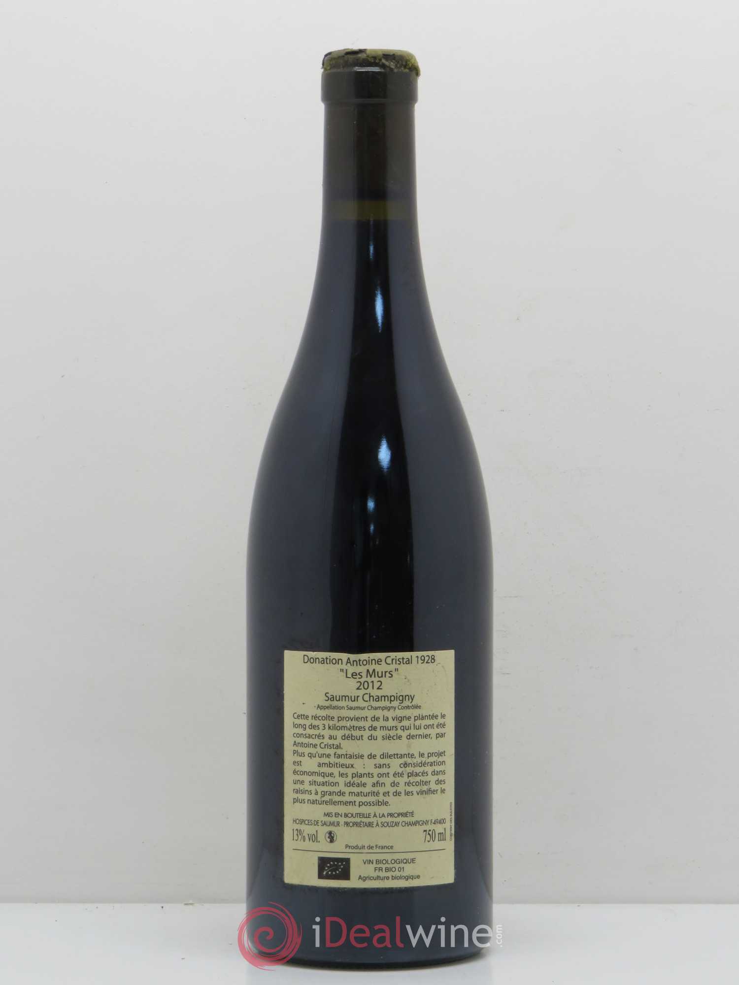 Saumur-Champigny Les Murs Domaine Clos Cristal 2012 - Posten von 1 Flasche - 1