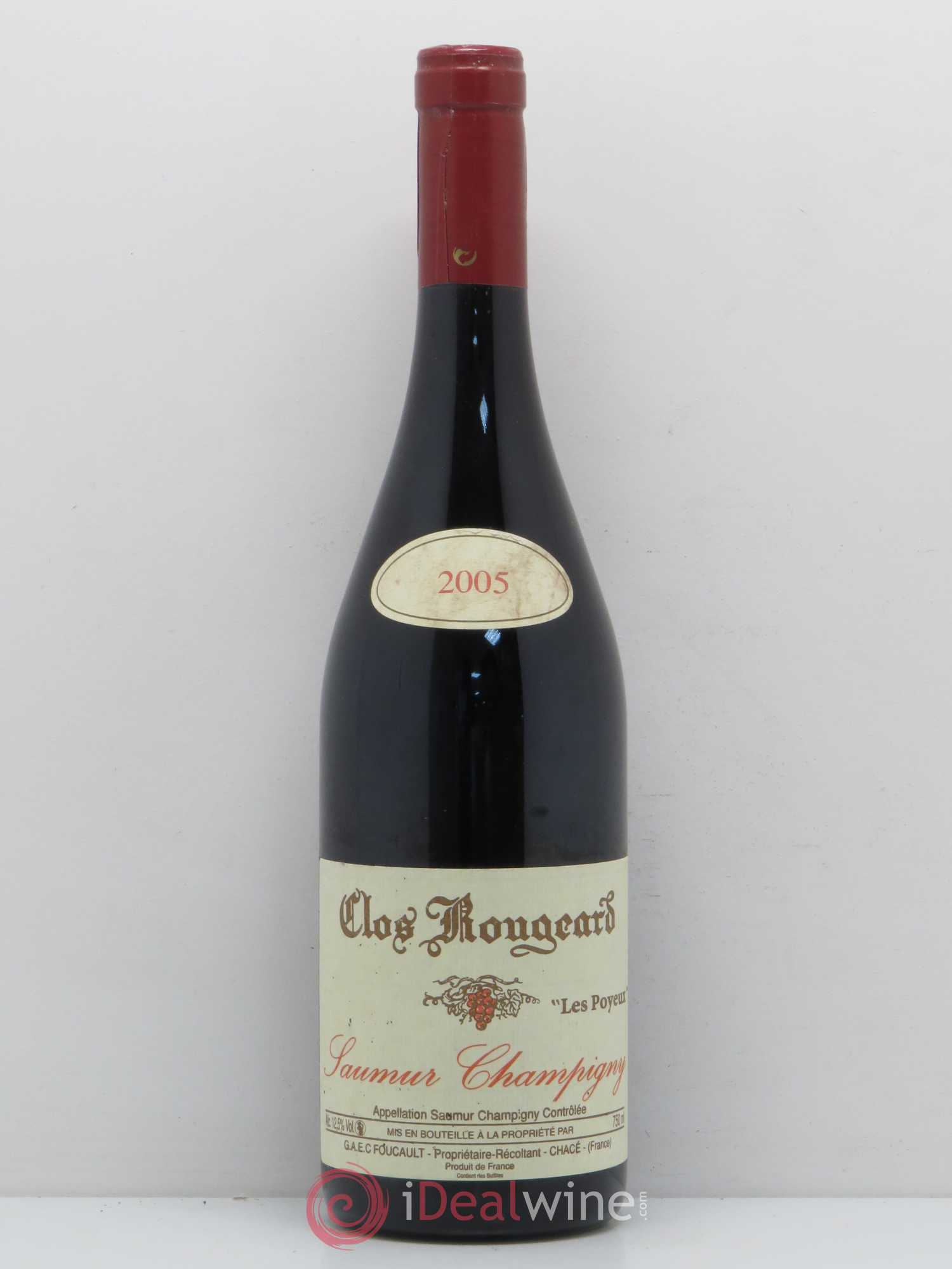 Saumur-Champigny Les Poyeux Clos Rougeard 2005 - Lot de 1 bouteille - 0