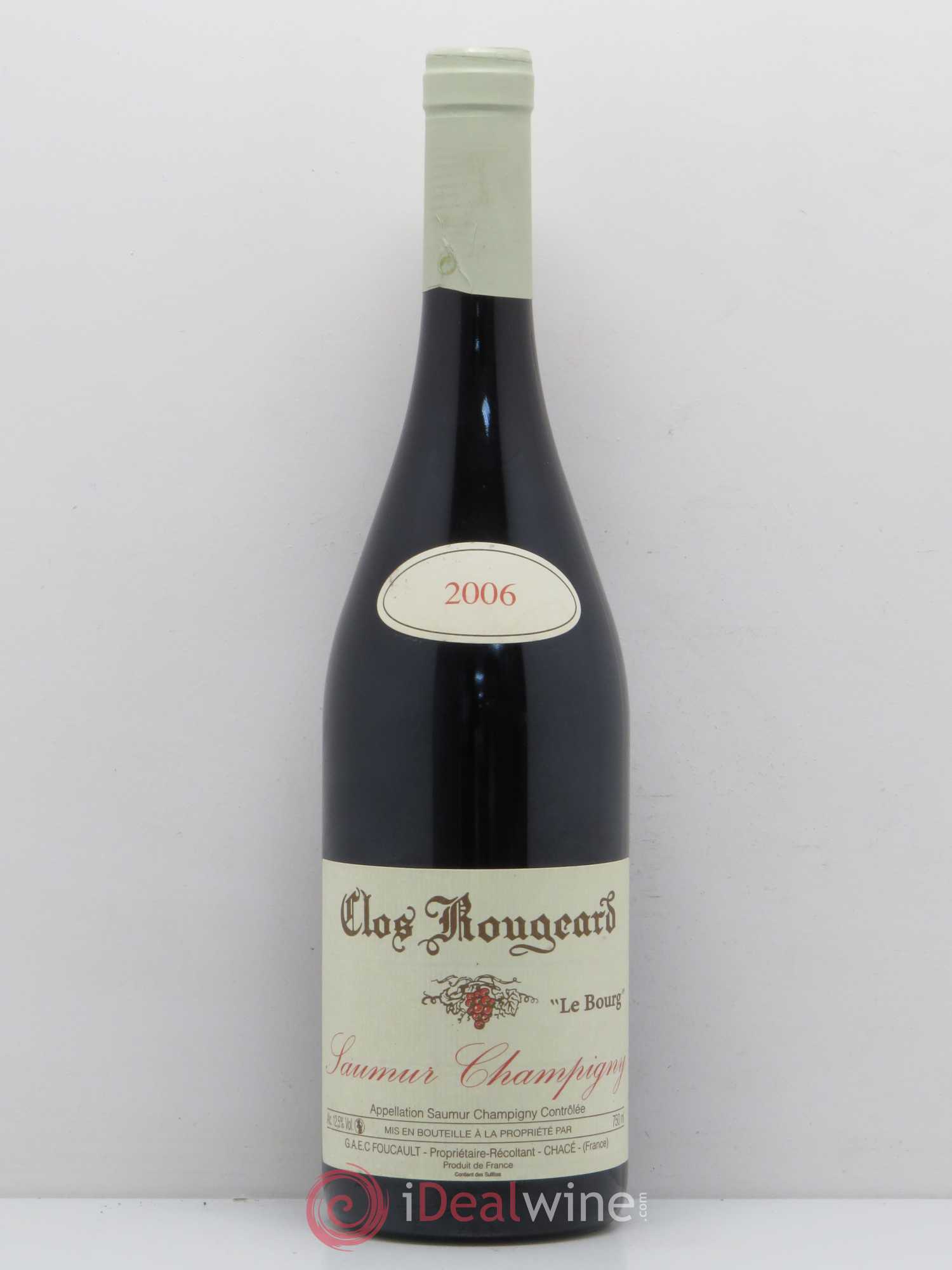 Saumur-Champigny Le Bourg Clos Rougeard 2006 - Lot de 1 bouteille - 0
