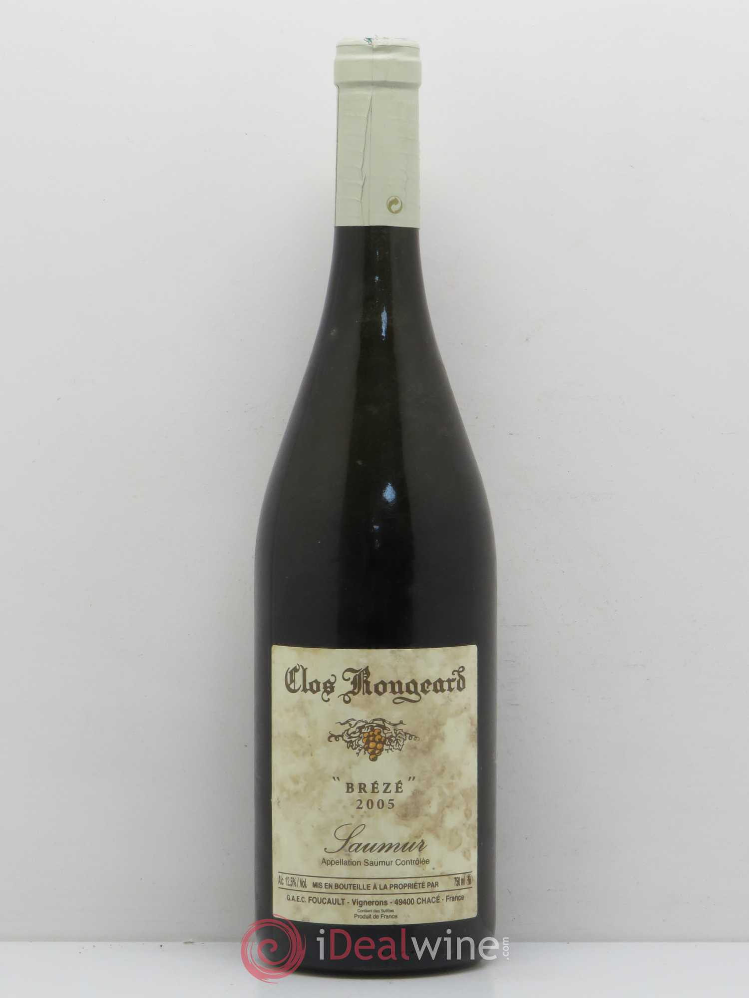 Saumur Brézé Clos Rougeard 2005 - Lot de 1 bouteille - 0