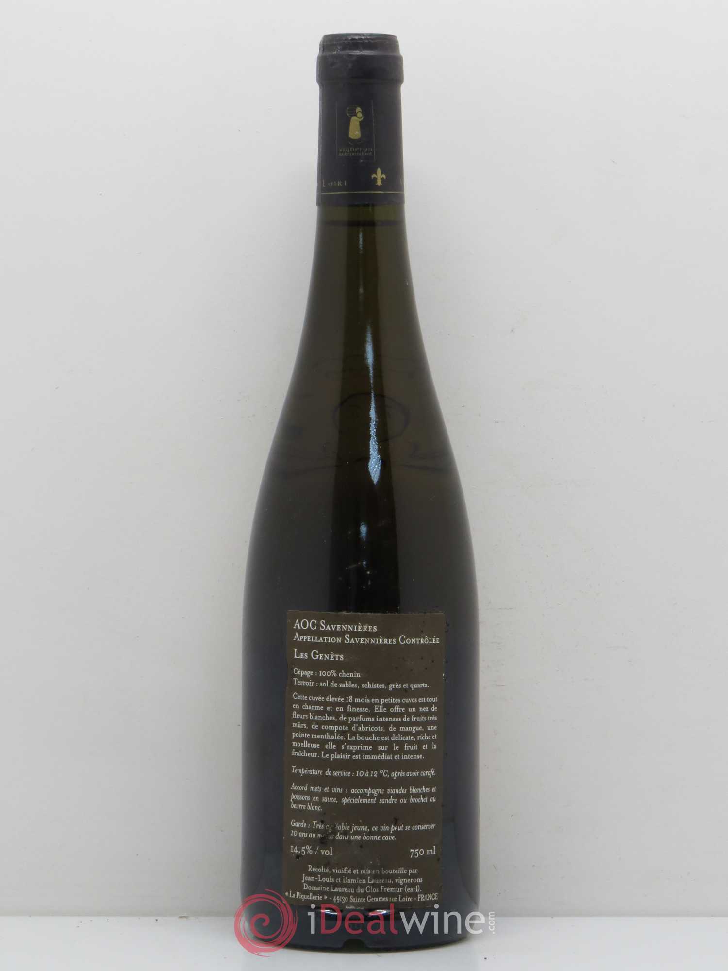 Savennières Les Genets Damien Laureau 2003 - Posten von 1 Flasche - 1
