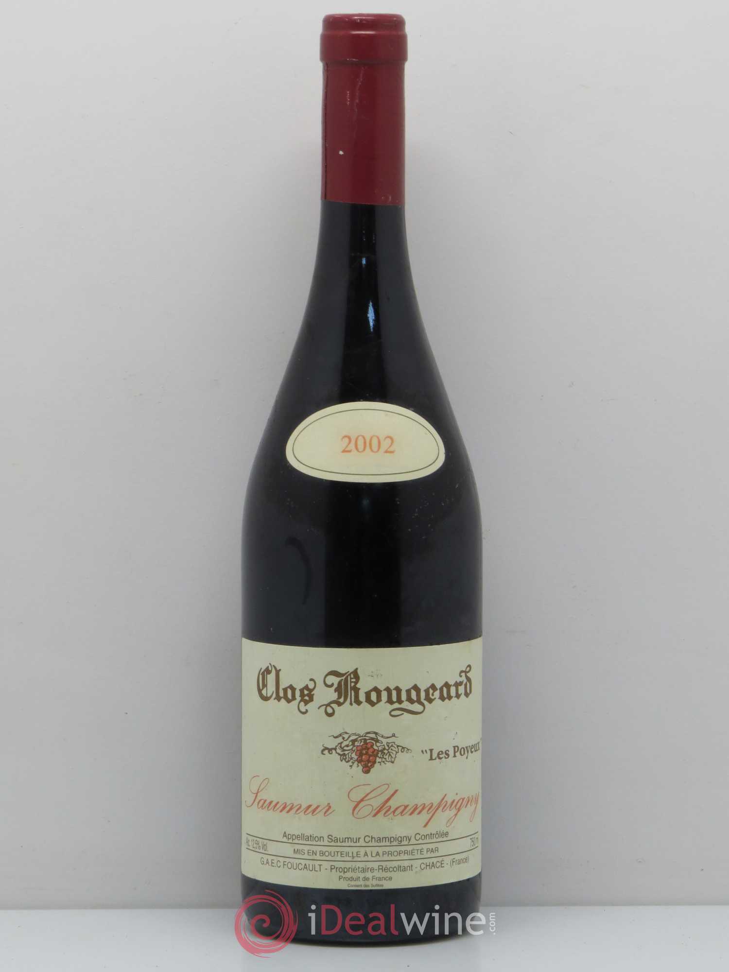 Saumur-Champigny Les Poyeux Clos Rougeard 2002 - Lot de 1 bouteille - 0