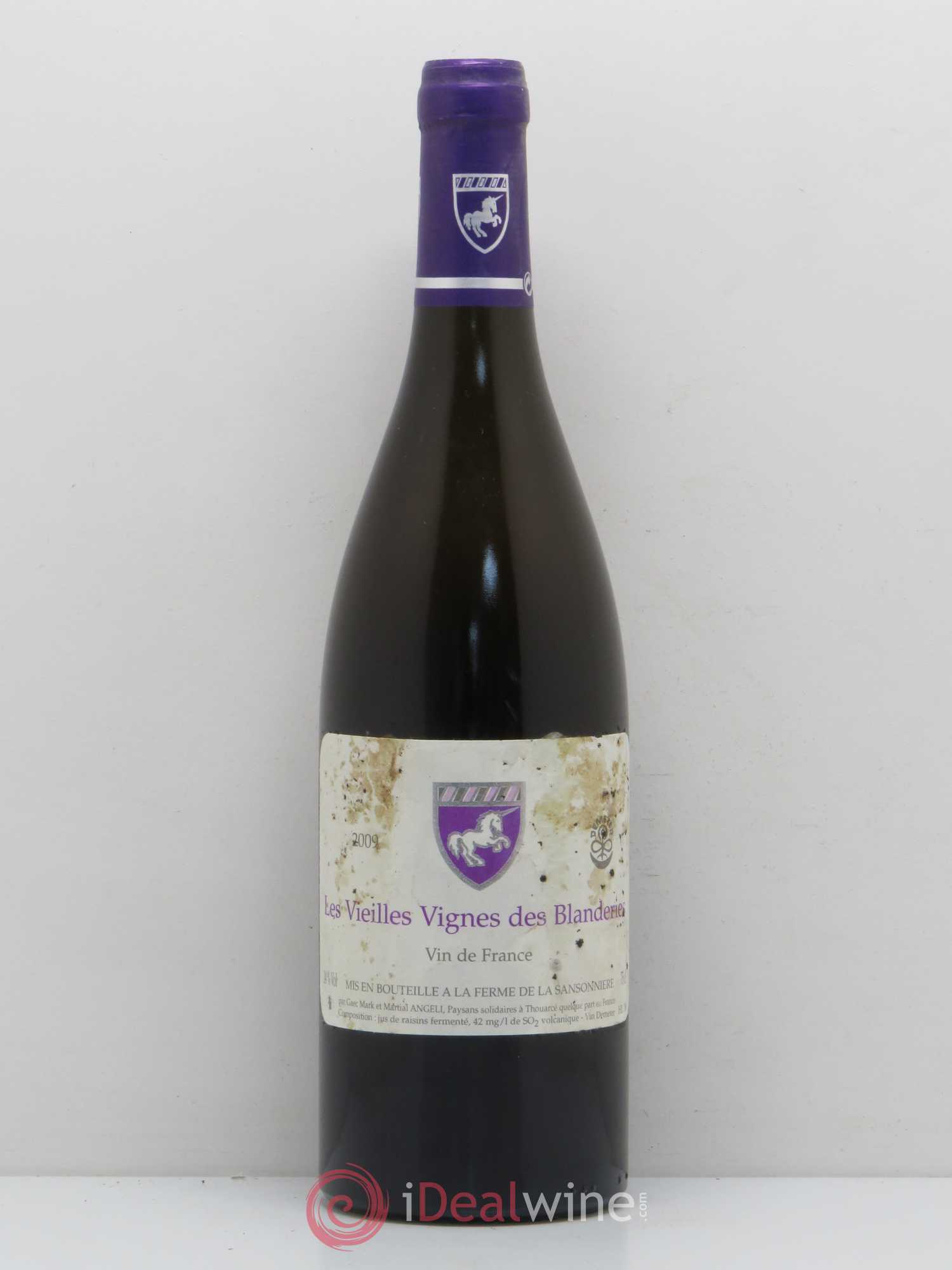 Vin de France Les Vieilles Vignes de Blanderies Ferme de la Sansonniere Mark Angeli 2009 - Posten von 1 Flasche - 0