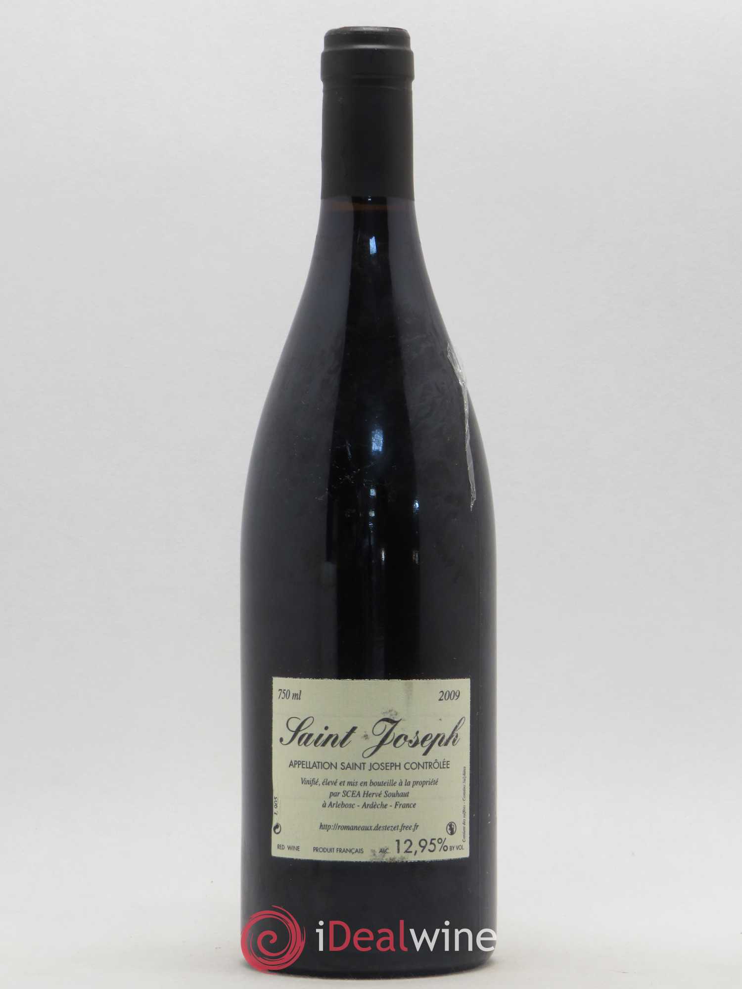 Saint-Joseph Sainte Epine Hervé Souhaut - Domaine Romaneaux-Destezet 2009 - Lot de 1 bouteille - 1