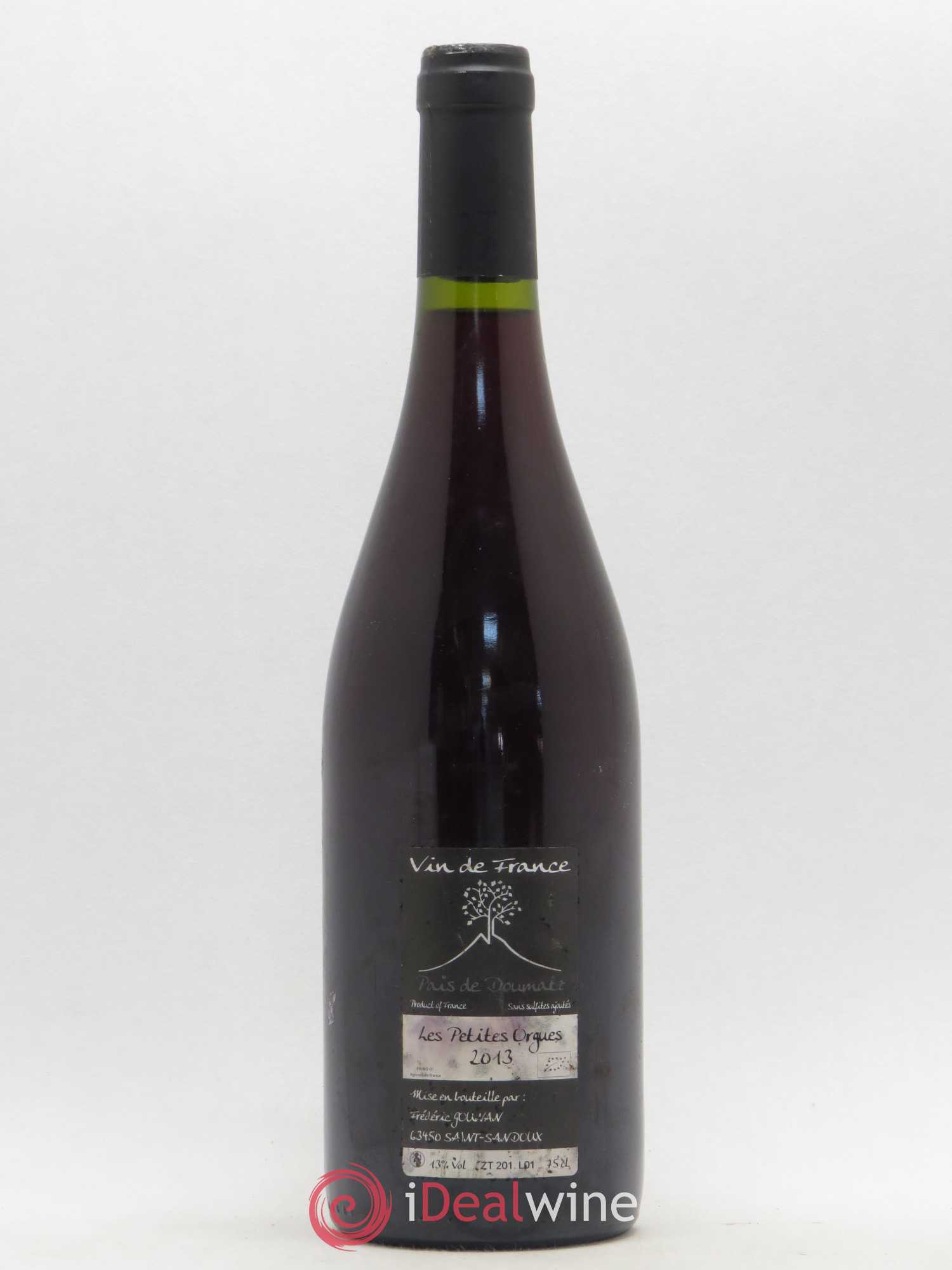 Vin de France Petites Orgues Domaine de l'Arbre blanc 2013 - Posten von 1 Flasche - 1