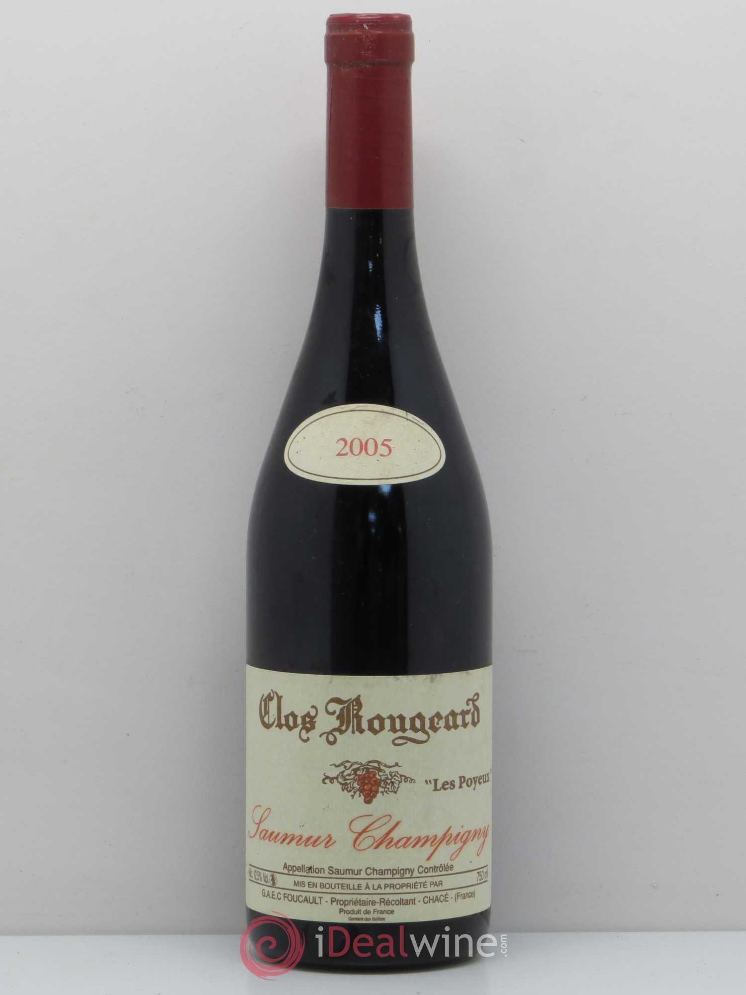 Saumur-Champigny Les Poyeux Clos Rougeard 2005 - Lot de 1 bouteille - 0