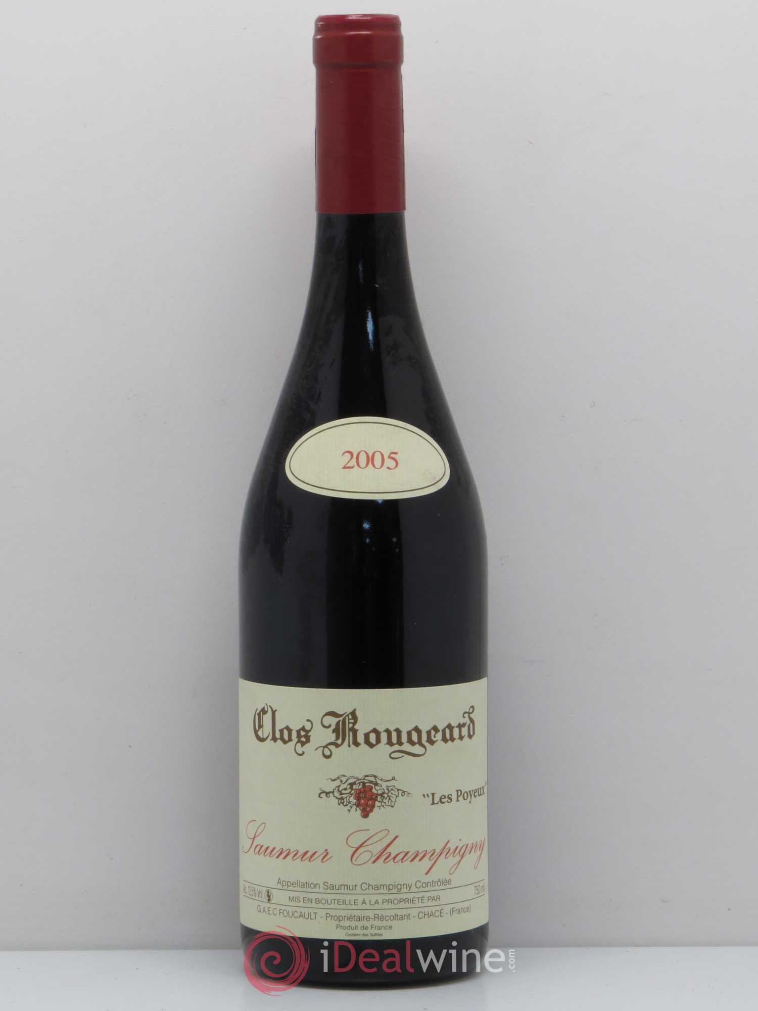 Saumur-Champigny Les Poyeux Clos Rougeard 2005 - Lot de 1 bouteille - 0