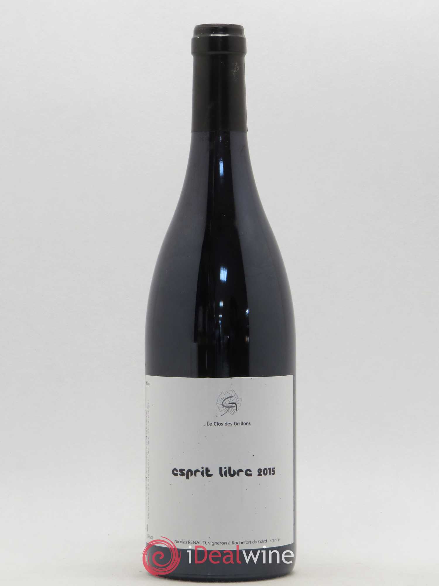 Côtes-du-Rhône Esprit Libre Clos des Grillons 2015 - Lot de 1 bouteille - 0