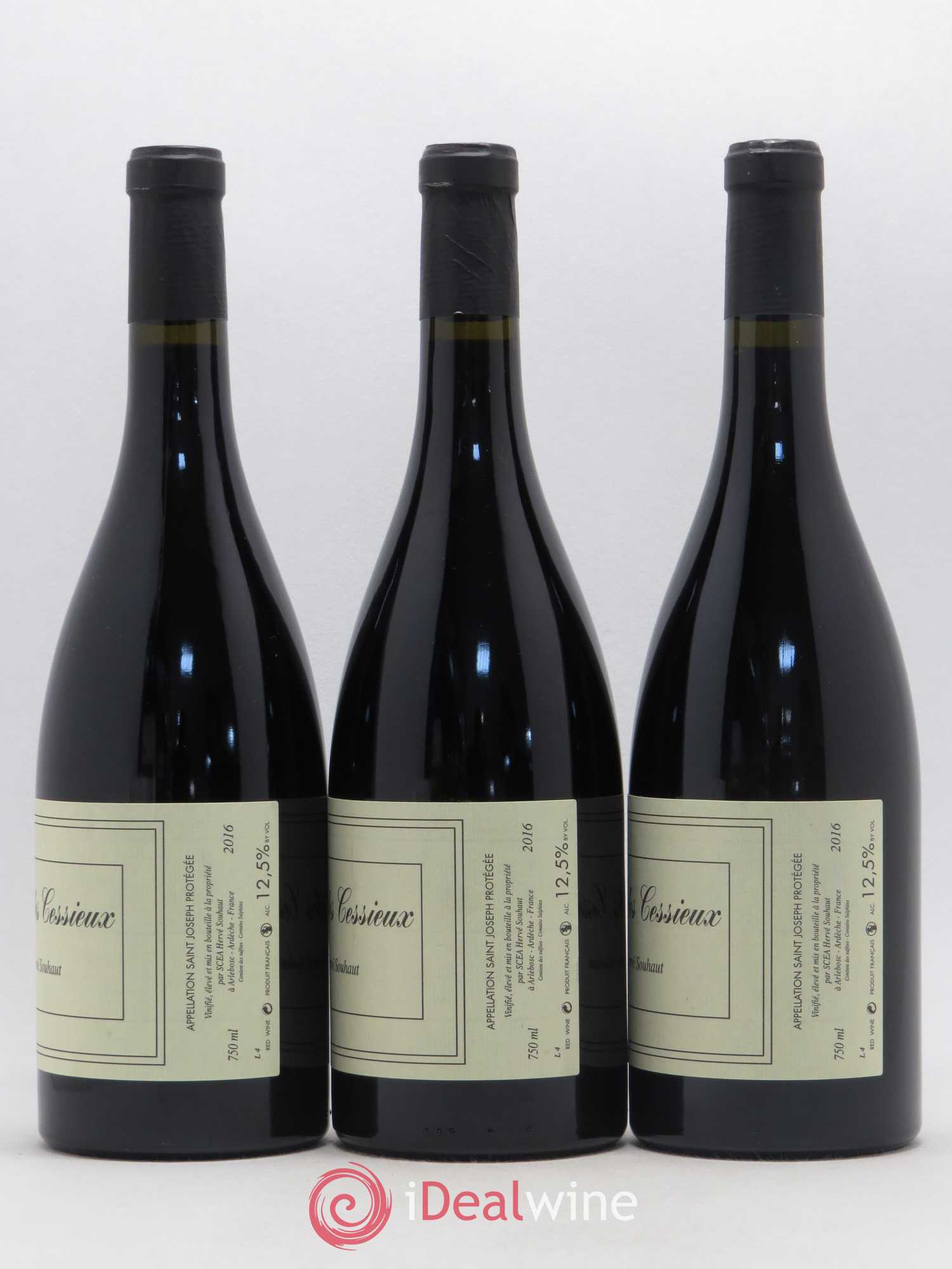 Saint-Joseph Clos des Cessieux Hervé Souhaut - Domaine Romaneaux-Destezet 2016 - Lot de 3 bouteilles - 1