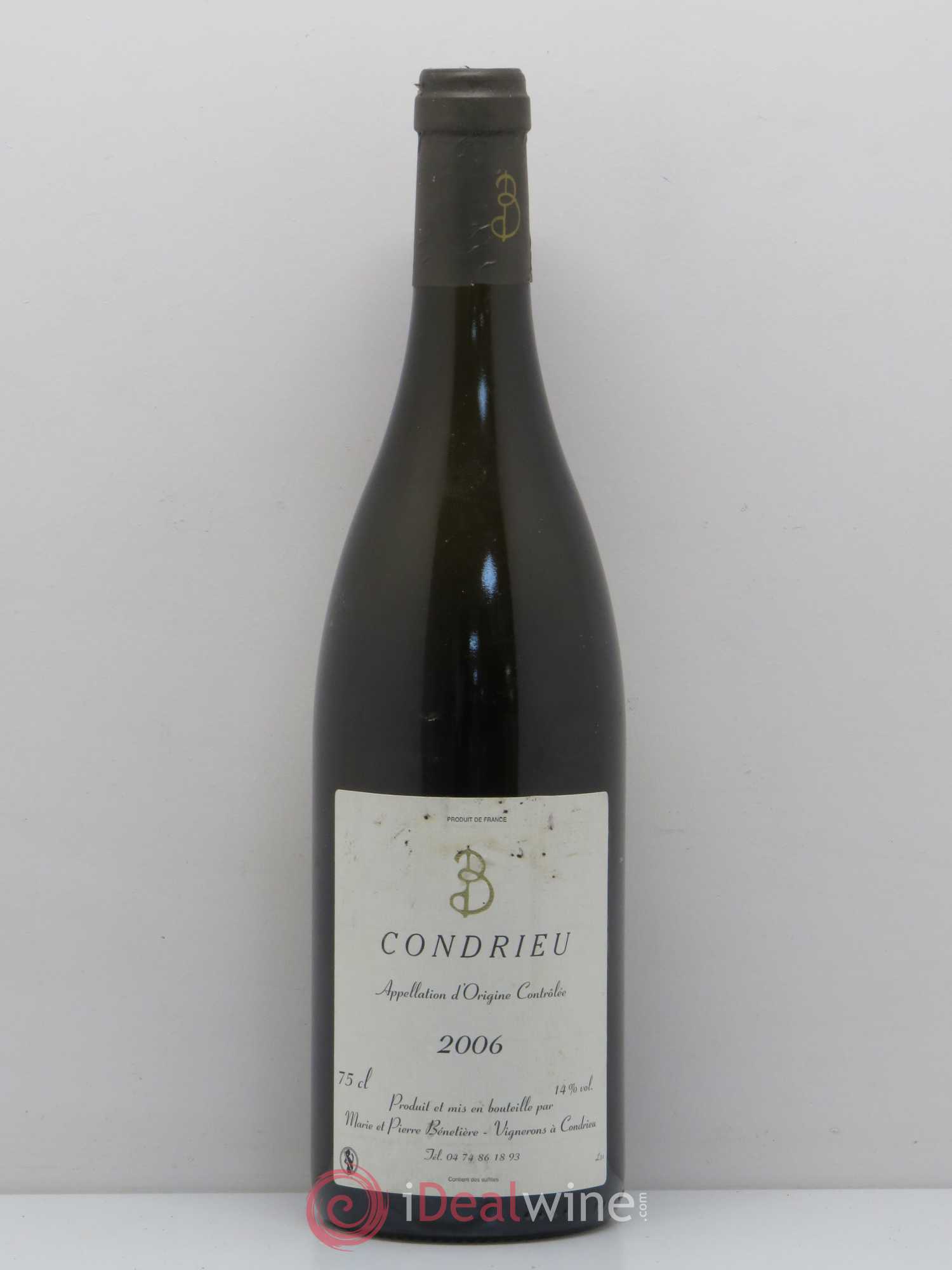 Condrieu Marie et Pierre Benetiere 2006 - Posten von 1 Flasche - 0