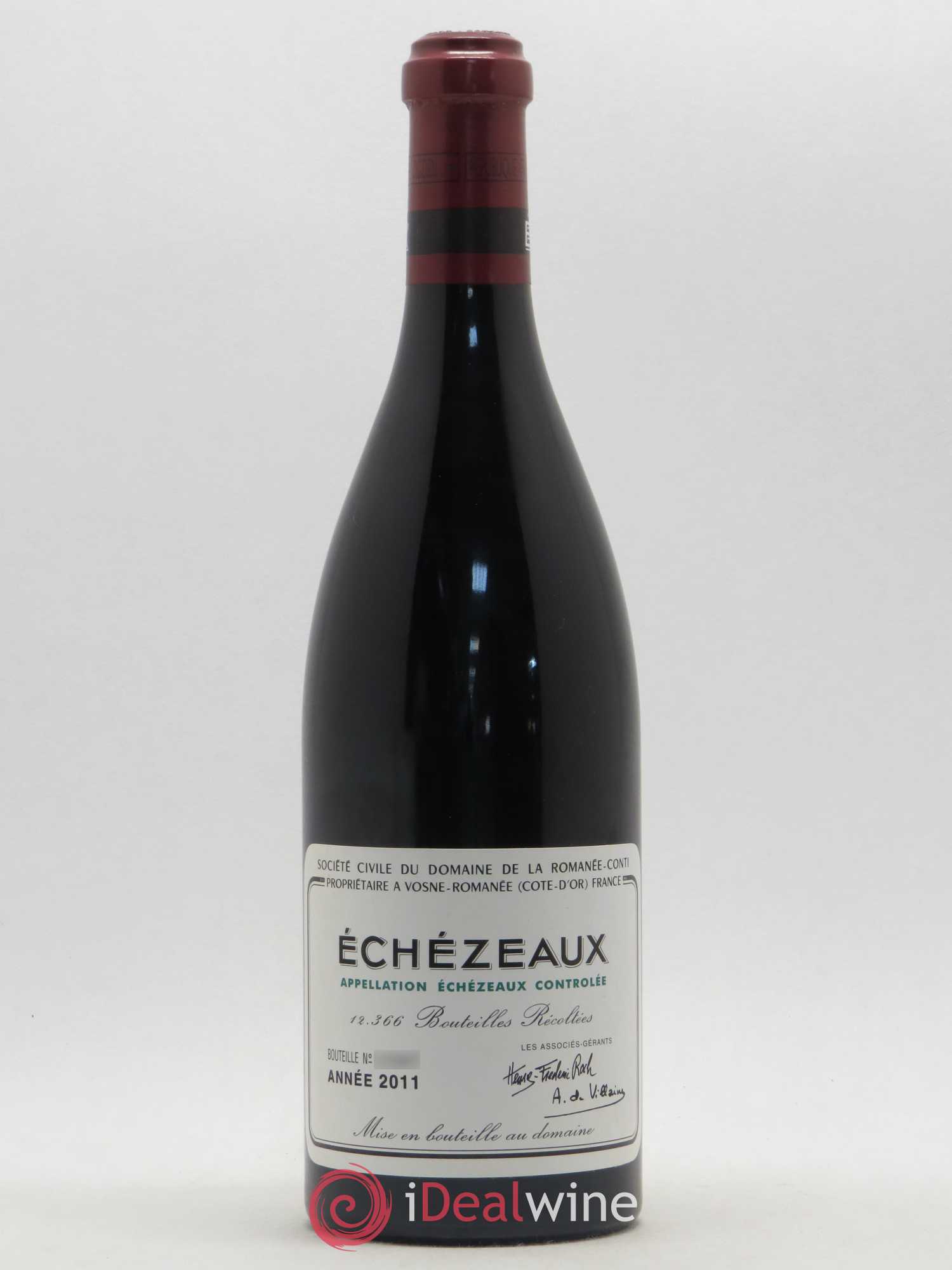 Echezeaux Grand Cru Domaine de la Romanée-Conti 2011 - Lot de 1 bouteille - 0