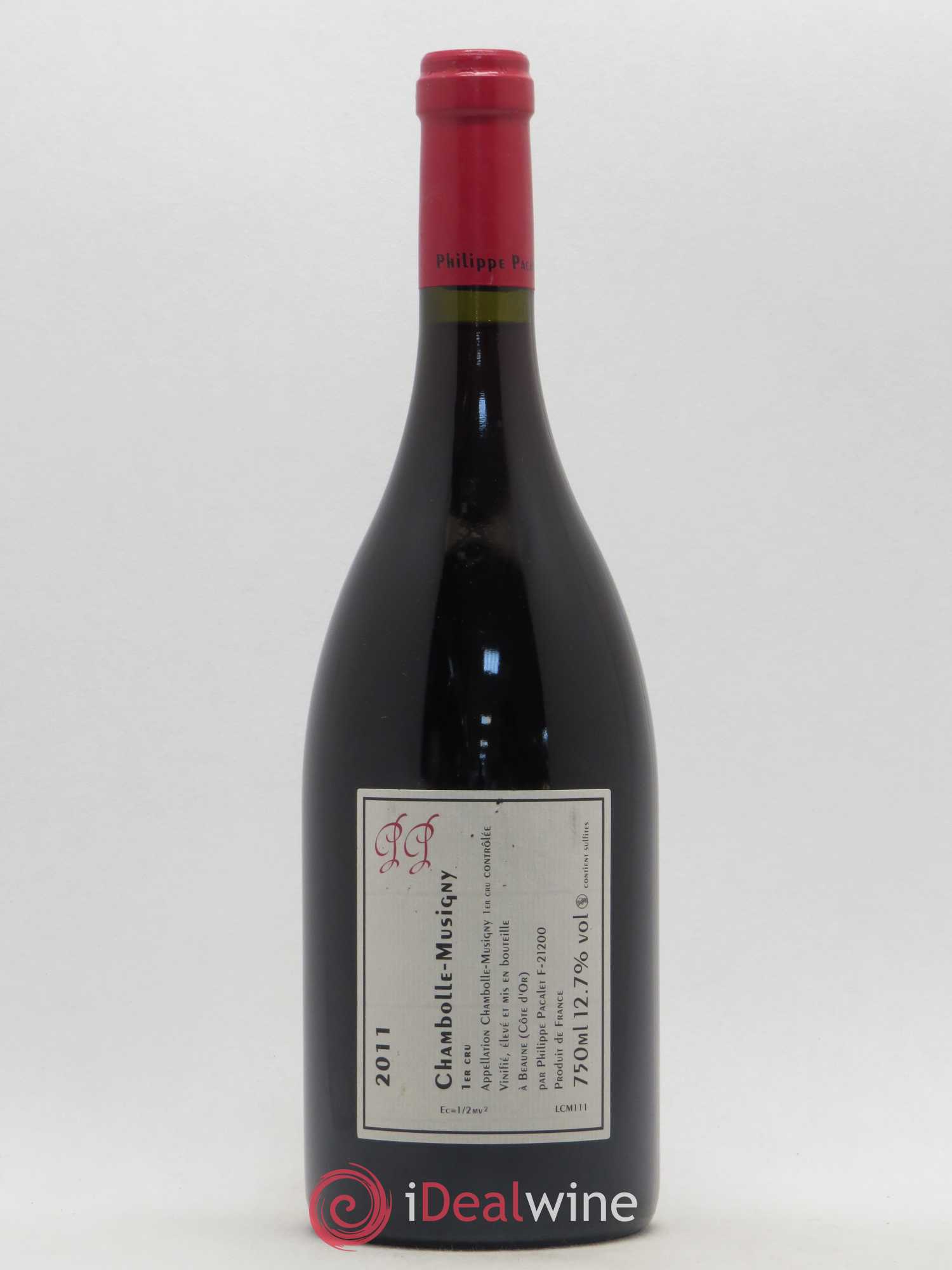 Chambolle-Musigny 1er Cru Philippe Pacalet 2011 - Lot de 1 bouteille - 1
