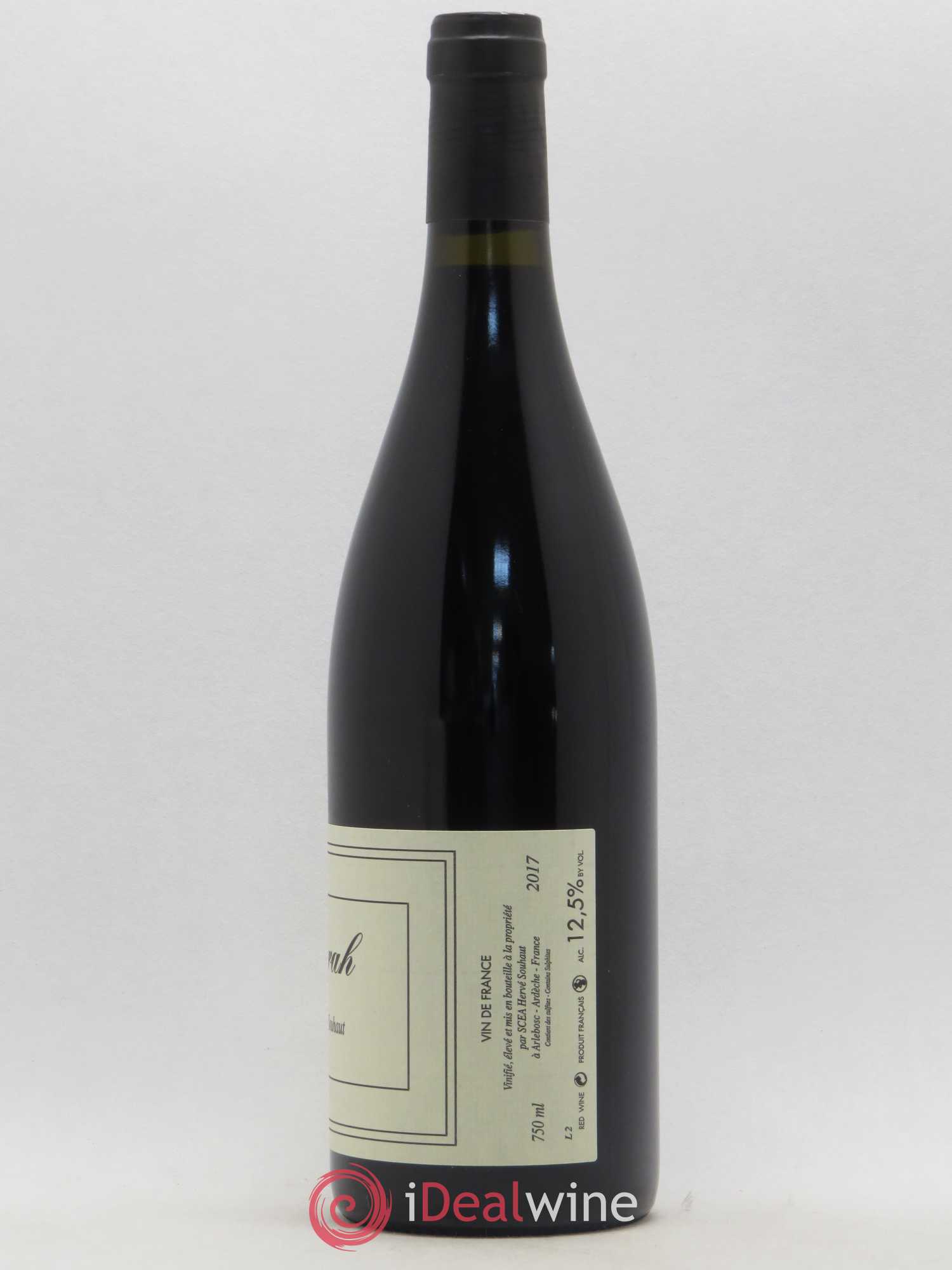 Ardèche Syrah Hervé Souhaut - Domaine Romaneaux-Destezet 2017 - Lot de 1 bouteille - 1
