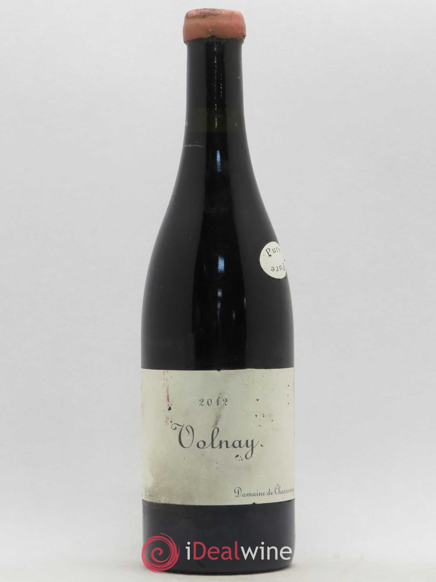 Volnay Domaine de Chassorney - Frédéric Cossard Pure 2012 - Lot de 1 bouteille - 0